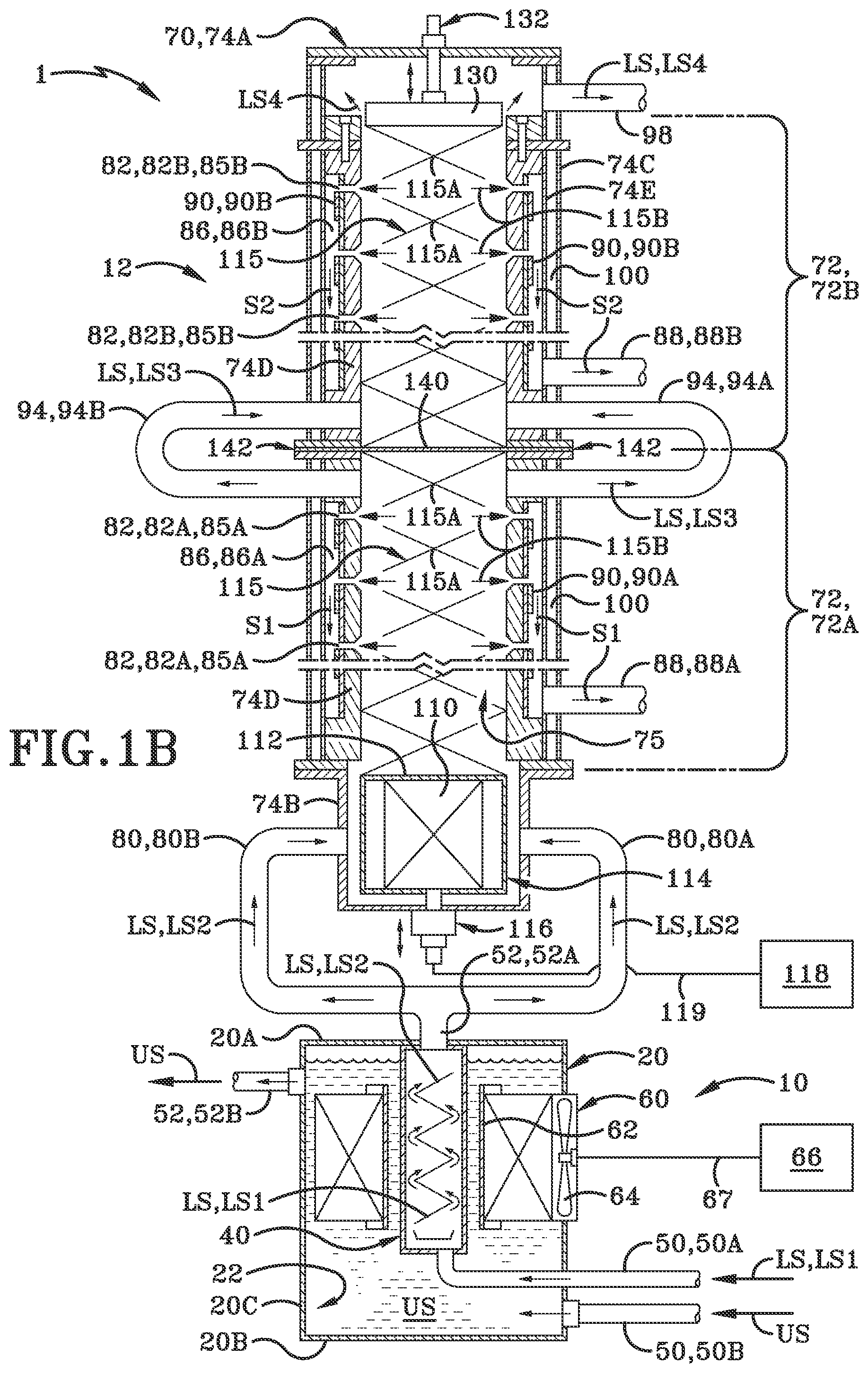 Patent US12325645 Figure 2 – Systems and methods for freshwater production and brine waste recovery
