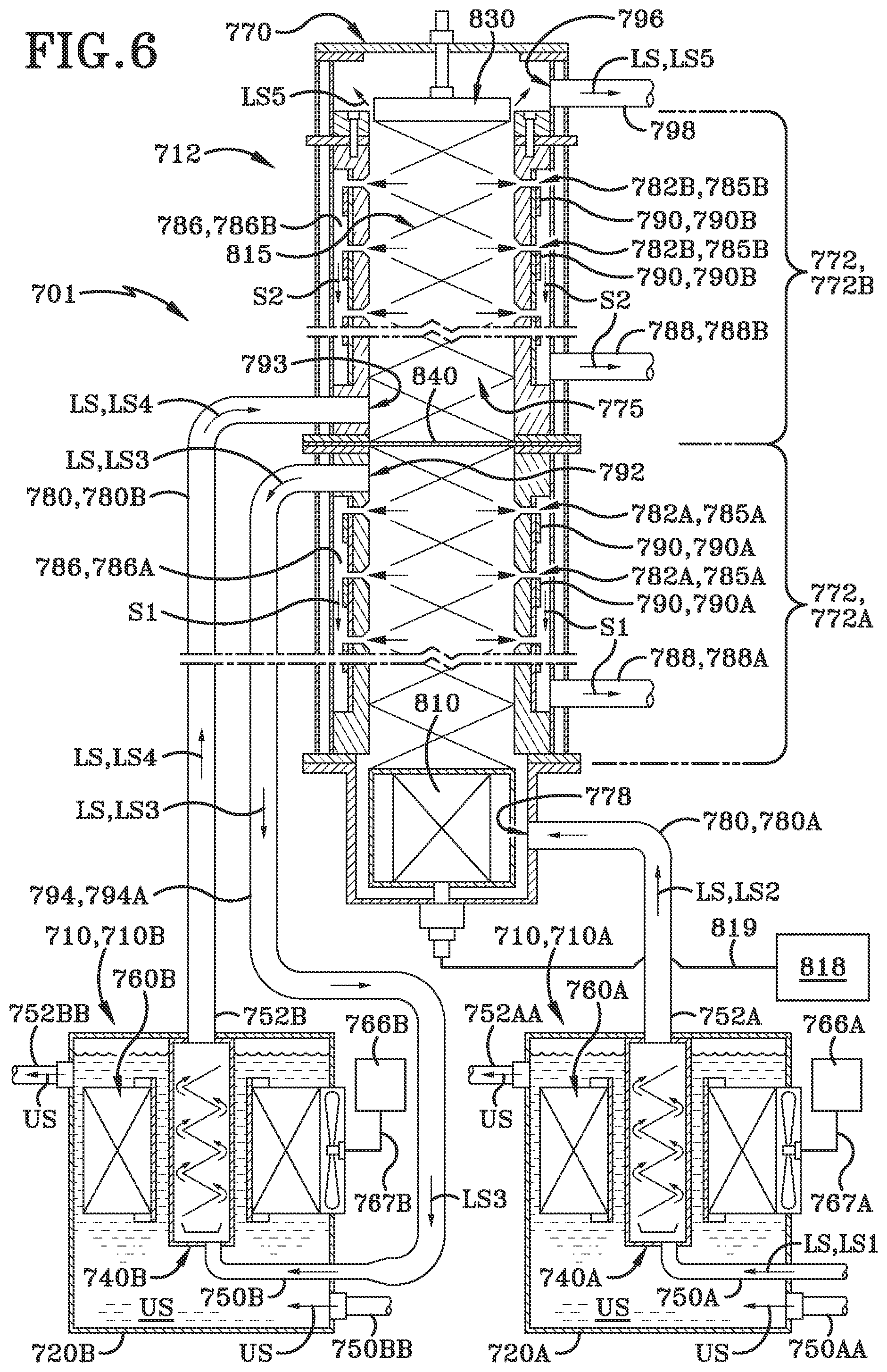Patent US12325645 Figure 14 – Systems and methods for freshwater production and brine waste recovery