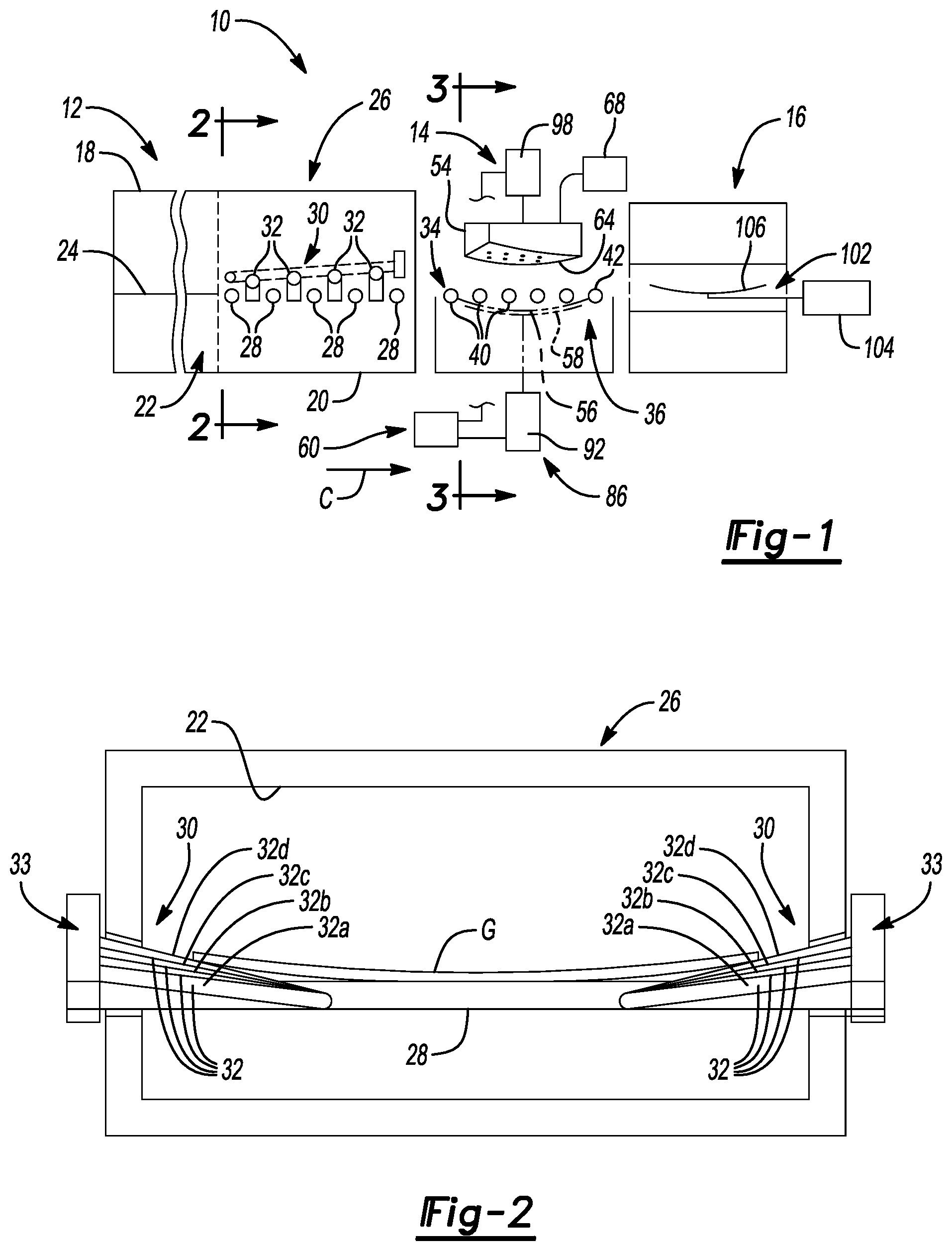 Patent US12325654 — Station and method for forming glass sheets — Figure 1