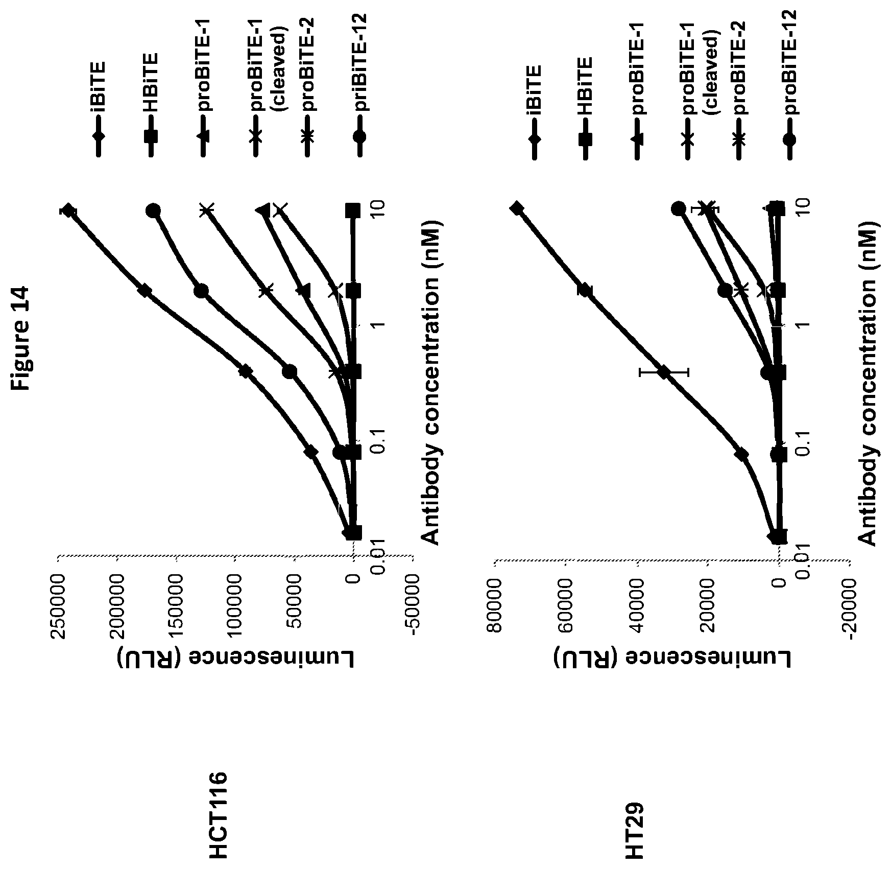 Patent US12325758 Figure 16 – Protease cleavable bispecific antibodies and uses thereof