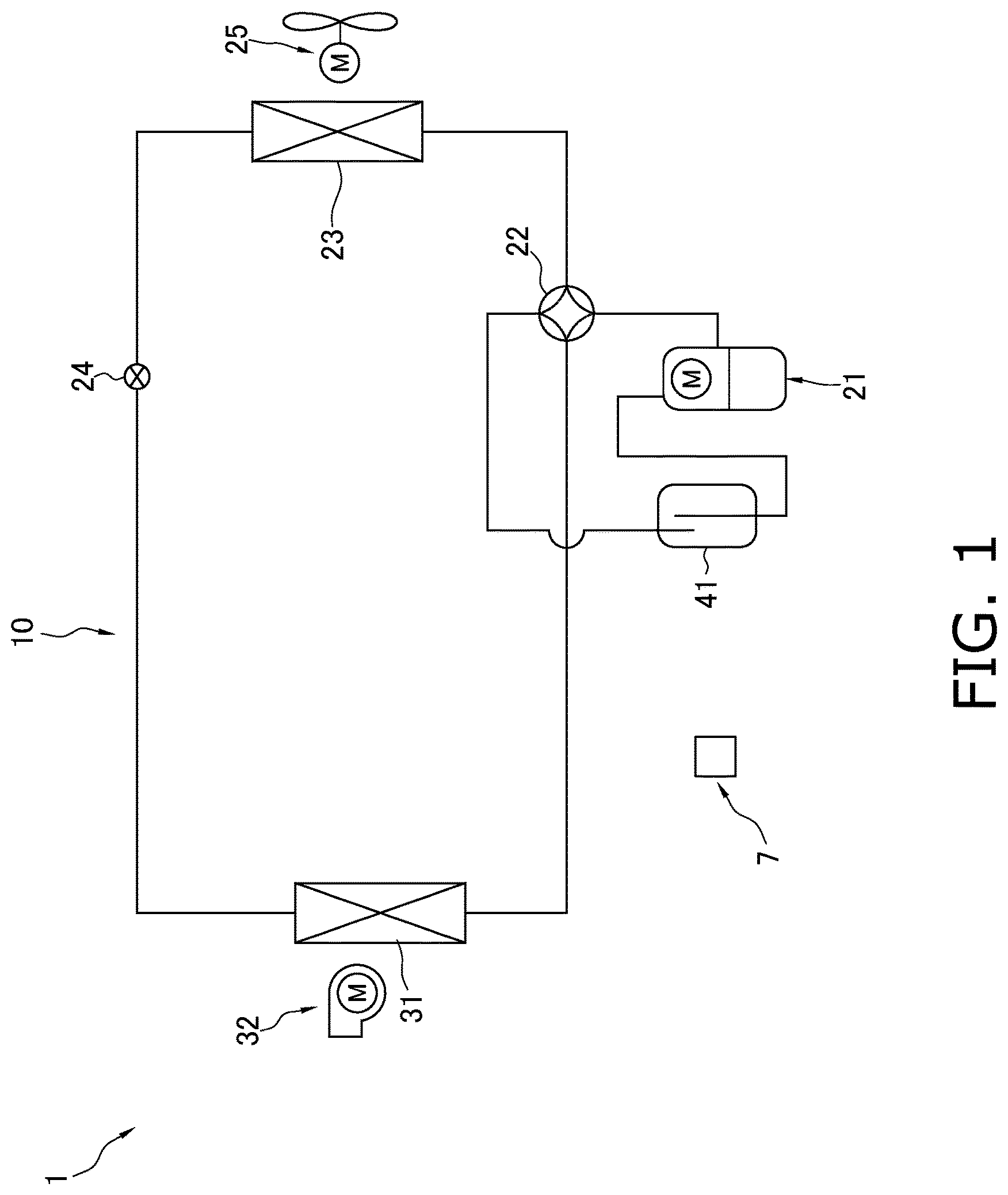 Patent US12325820 — Use of composition in device, device, and refrigeration cycle apparatus — Figure 1