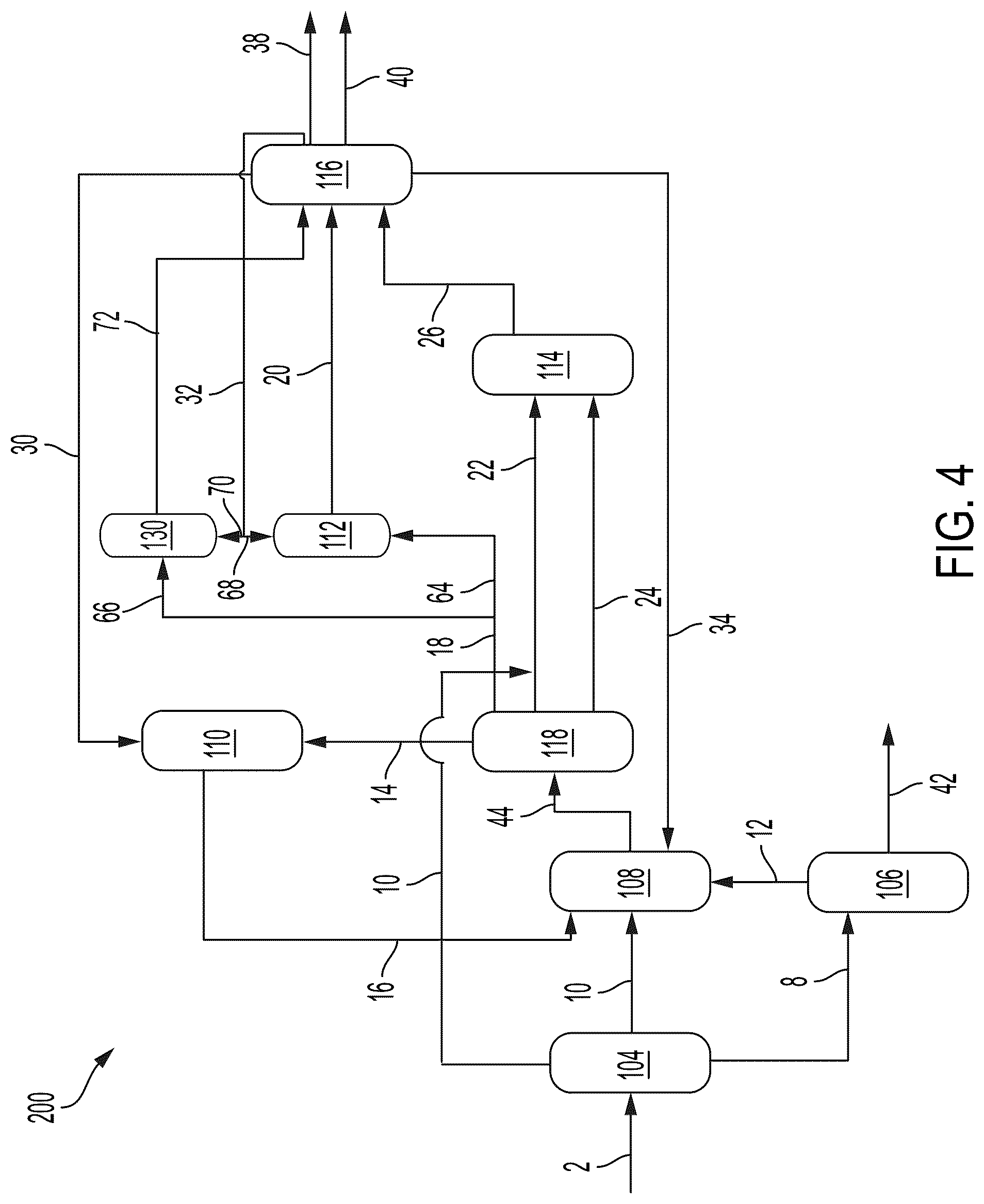 Patent US12325833 Figure 4 – Methods for processing a hydrocarbon oil feed stream utilizing a delayed coker and steam enhanced catalytic cracker