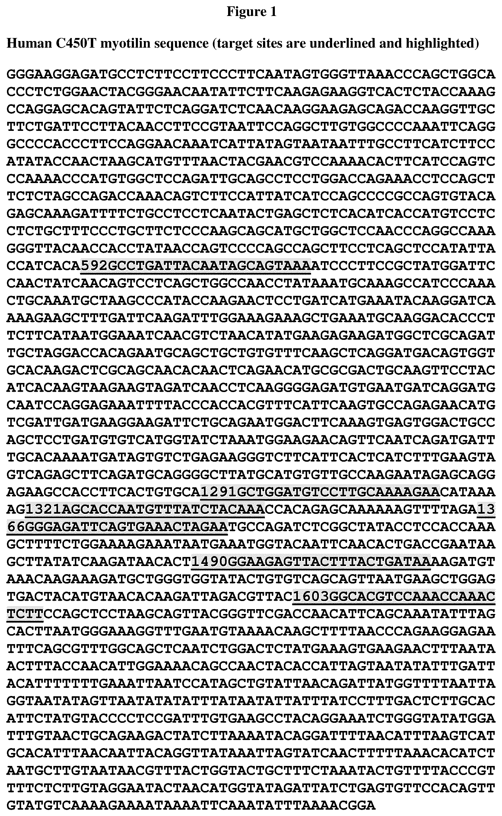 Patent US12325856 — Recombinant virus products and methods for inhibition of expression of myotilin — Figure 1