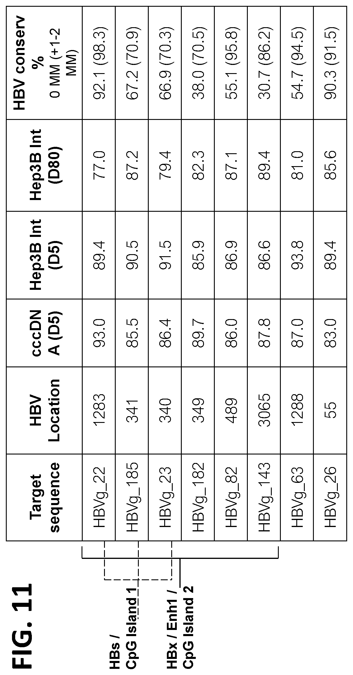 Patent US12325858 Figure 12 – Compositions, systems, and methods for regulation of Hepatitis B virus through targeted gene repression