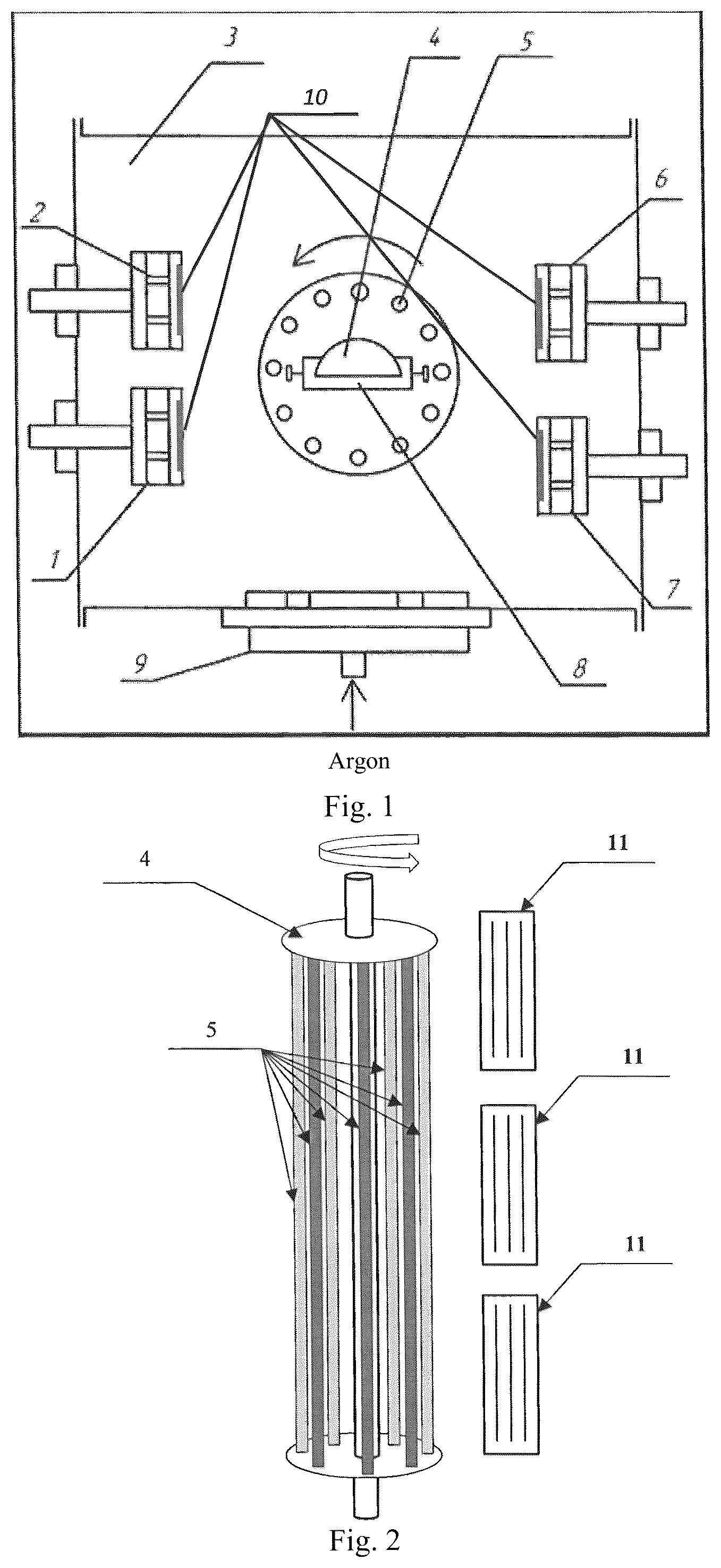 Patent US12325907 — Method of ion-plasma application of corrosion-resistant film coatings on articles made from zirconium alloys — Figure 1