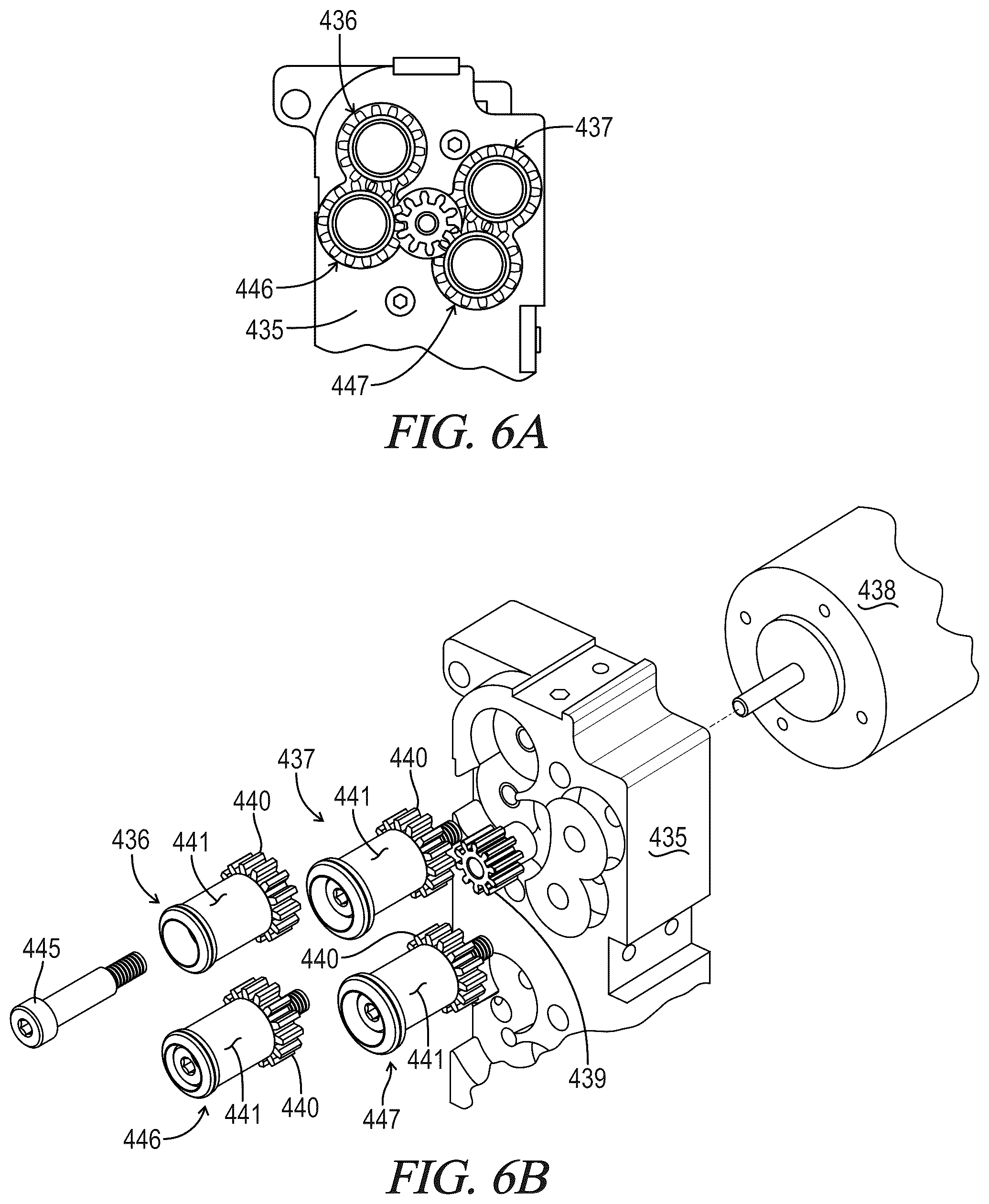 Patent US12325942 — Four roll servo driven yarn feed module for precision yarn feed — Figure 1