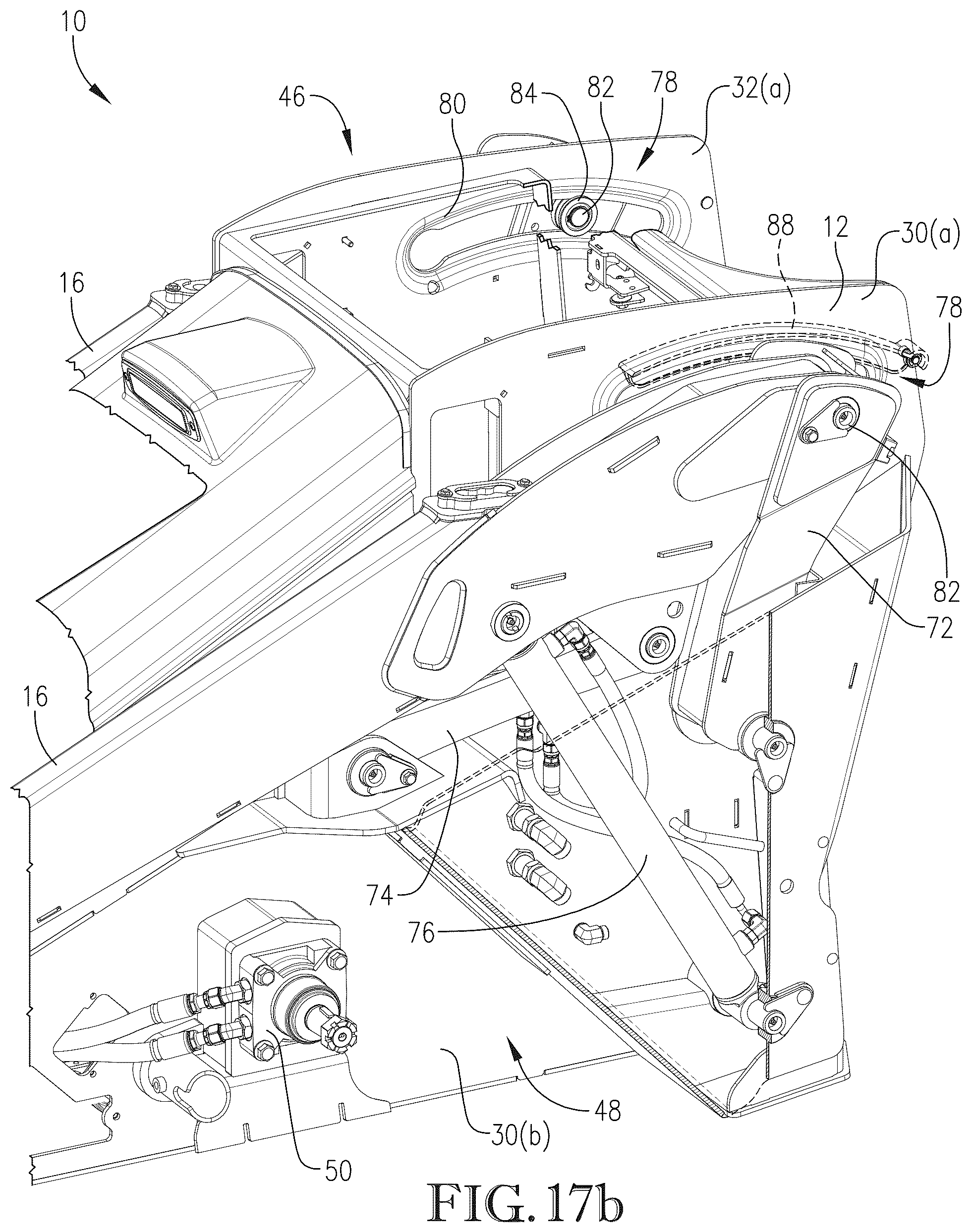 Patent US12325971 Figure 20 – Loader with improved arm path