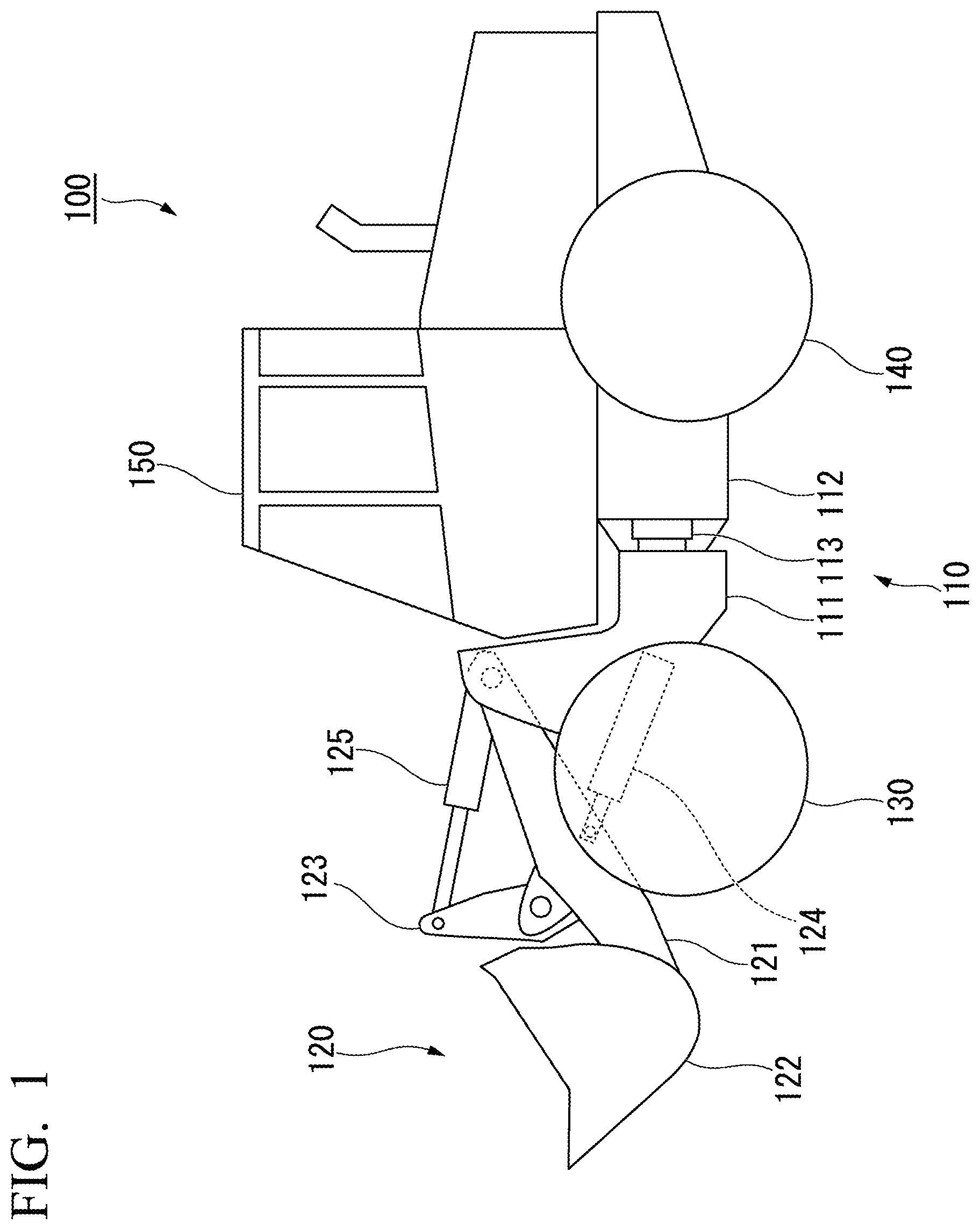 Patent US12325976 — Control device and control method for controlling output of drive source of work vehicle — Figure 1