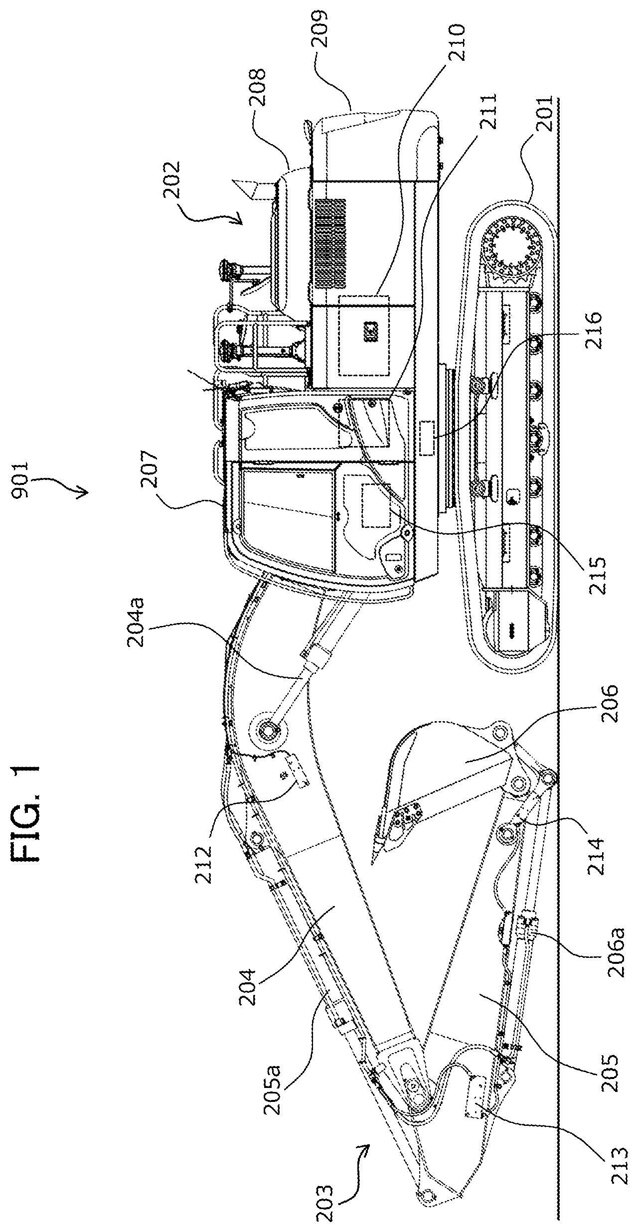 Patent US12325978 — Work machine — Figure 1