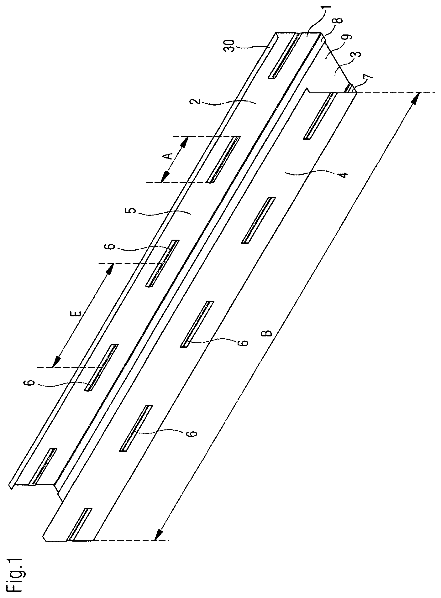 Patent US12325992 — Dry-construction stud and dry-construction wall with a dry-construction stud — Figure 1