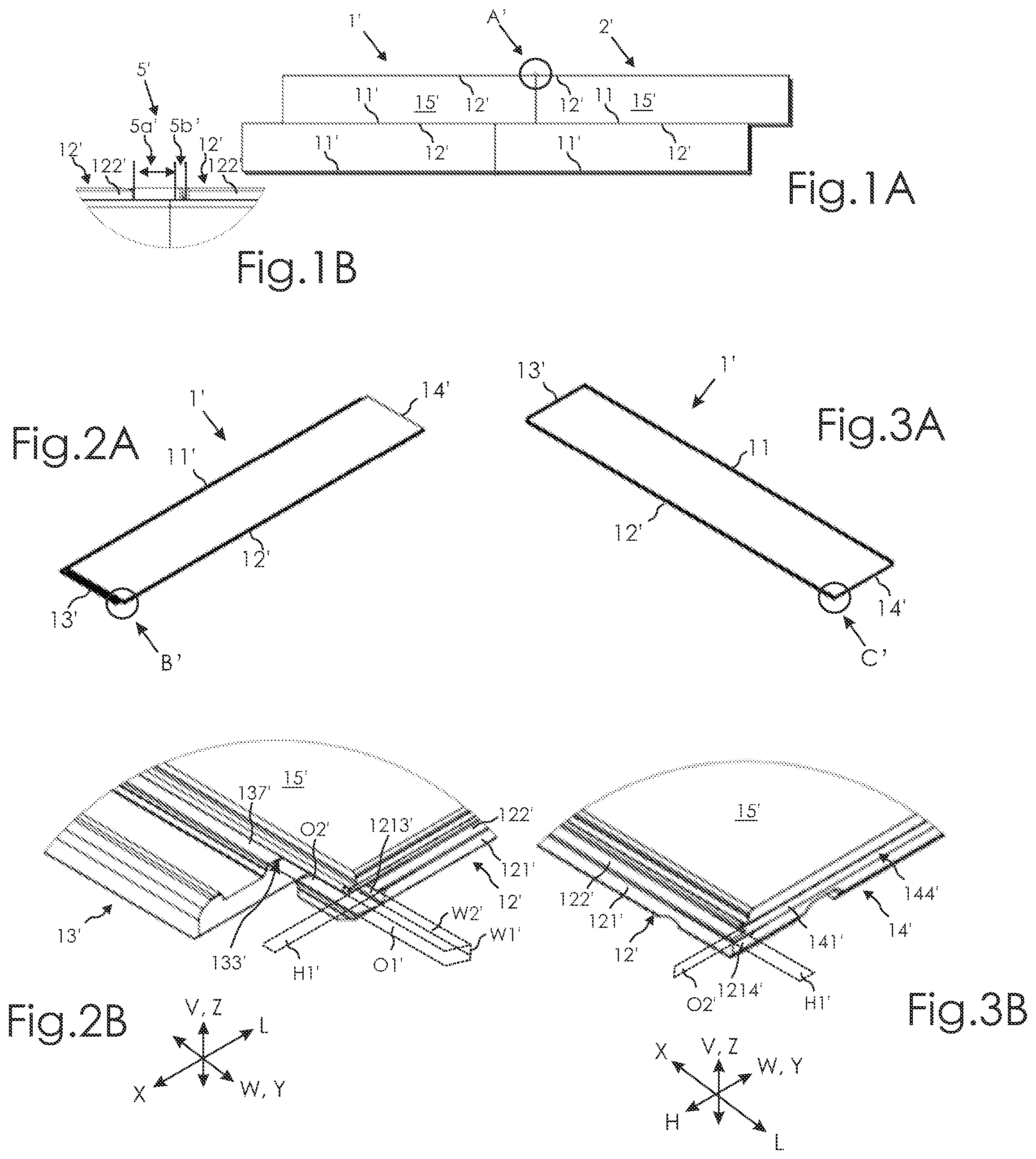 Patent US12325994 — Building panel with locking system — Figure 1