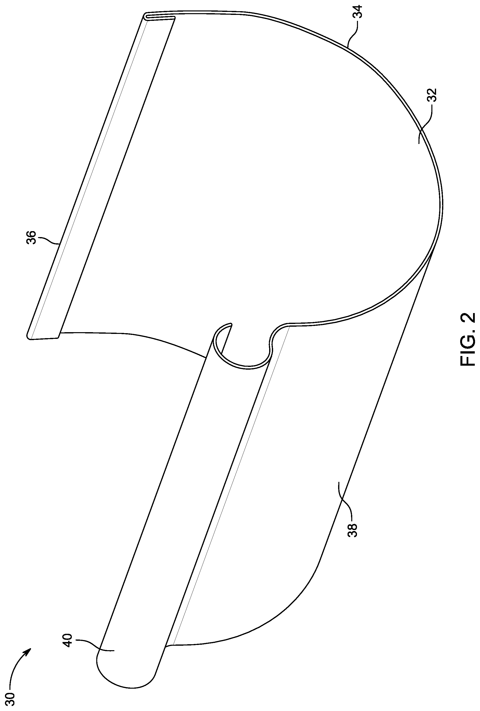 Patent US12325998 Figure 2 – Systems and methods for modular platform for gutter guard systems with interchangeable components