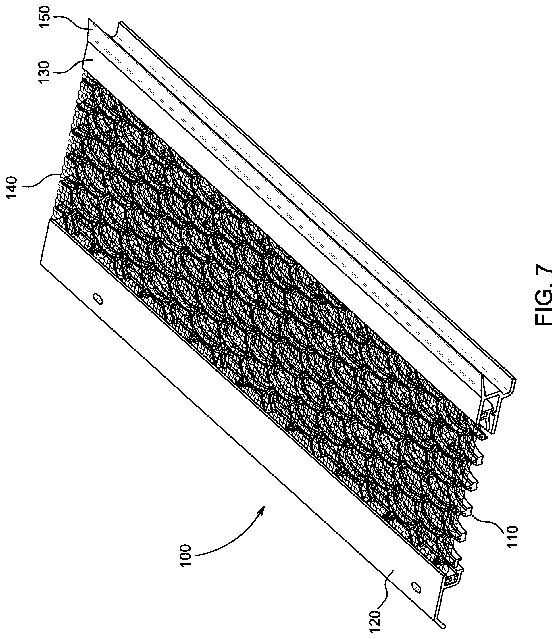 Patent US12325998 Figure 10 – Systems and methods for modular platform for gutter guard systems with interchangeable components