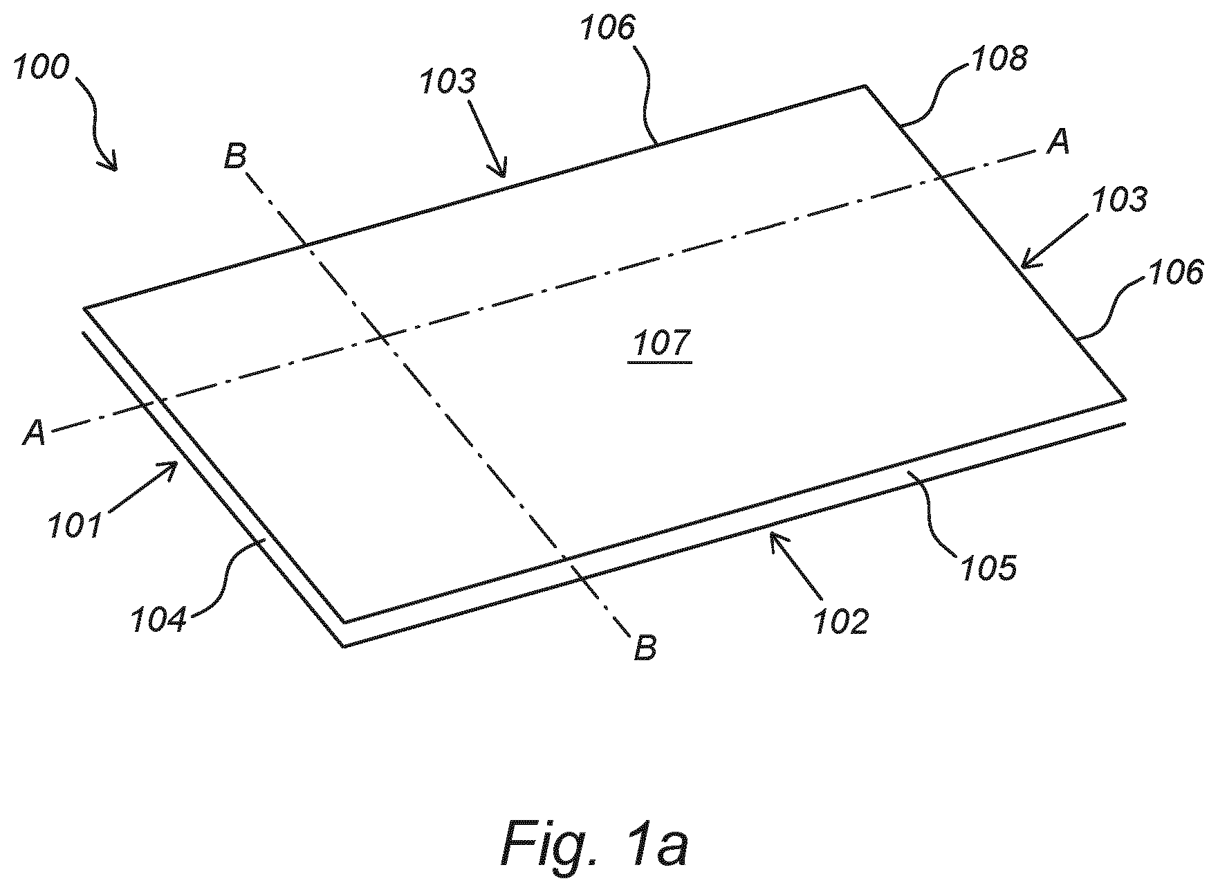 Patent US12326002 Figure 1 – Decorative panel, and decorative floor covering consisting of said panels