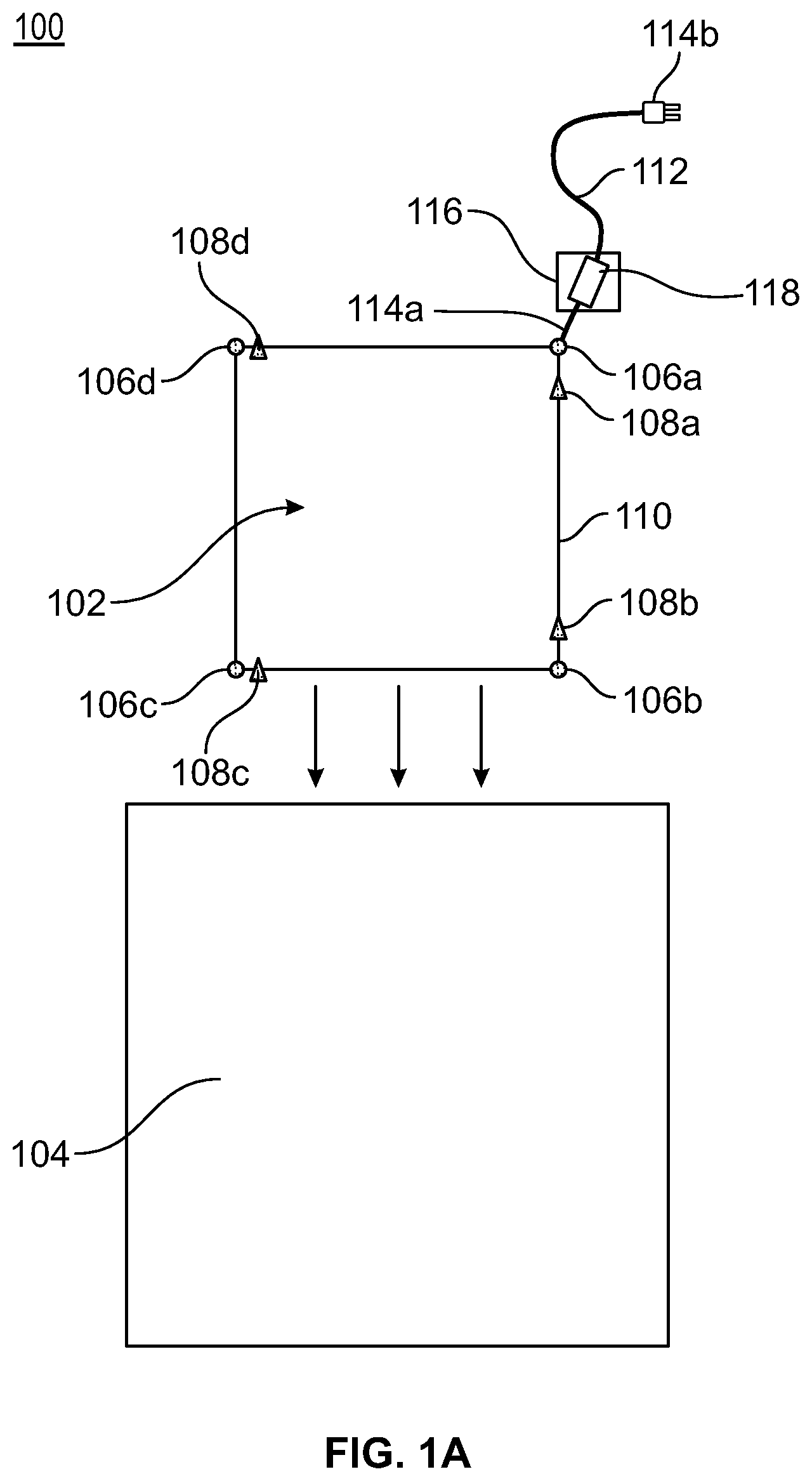 Patent US12326008 — Spa tub cover and method of sterilizing water within spa tub — Figure 1