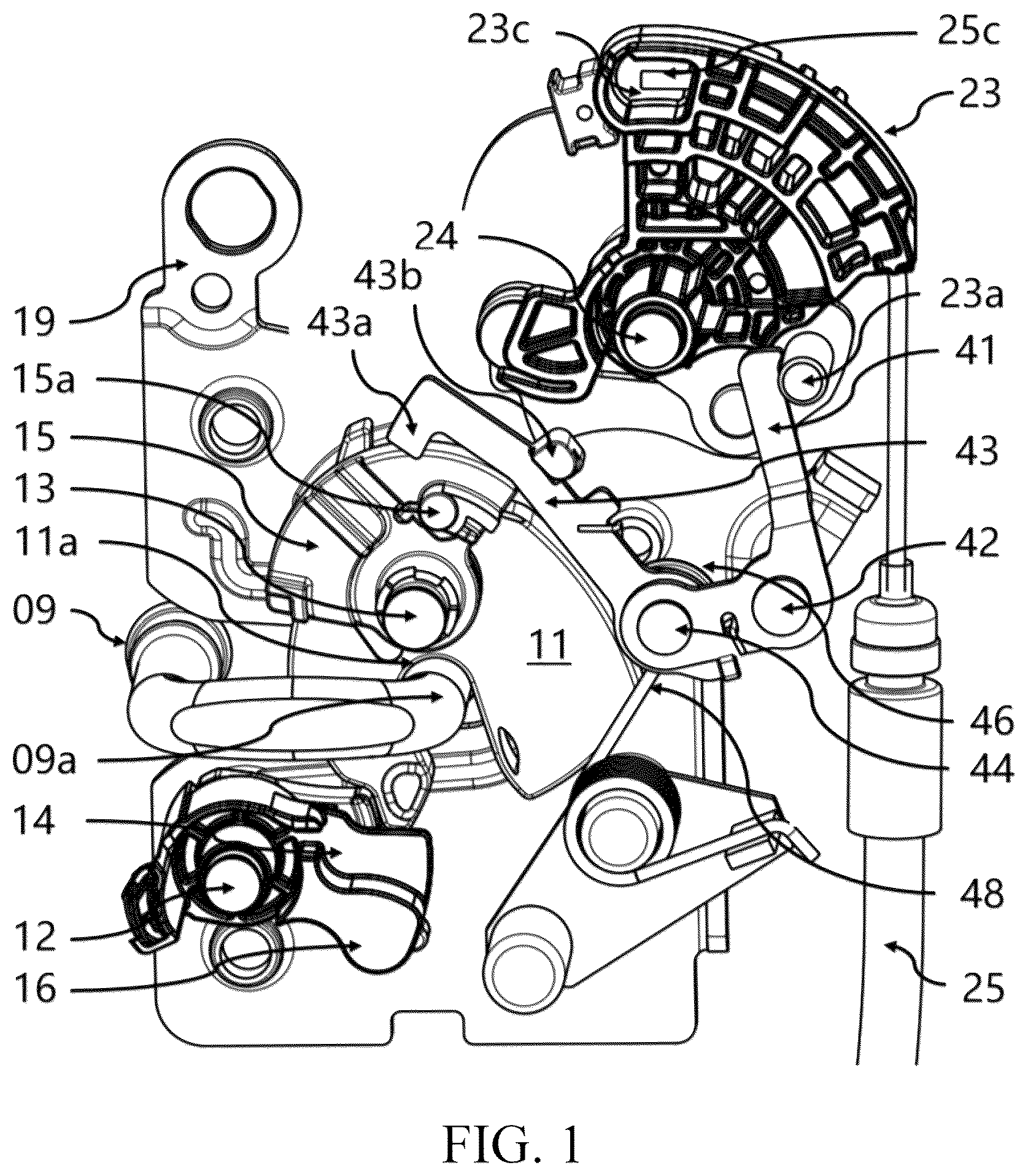 Patent US12326016 — Lock mechanism with ice breaking mechanism — Figure 1