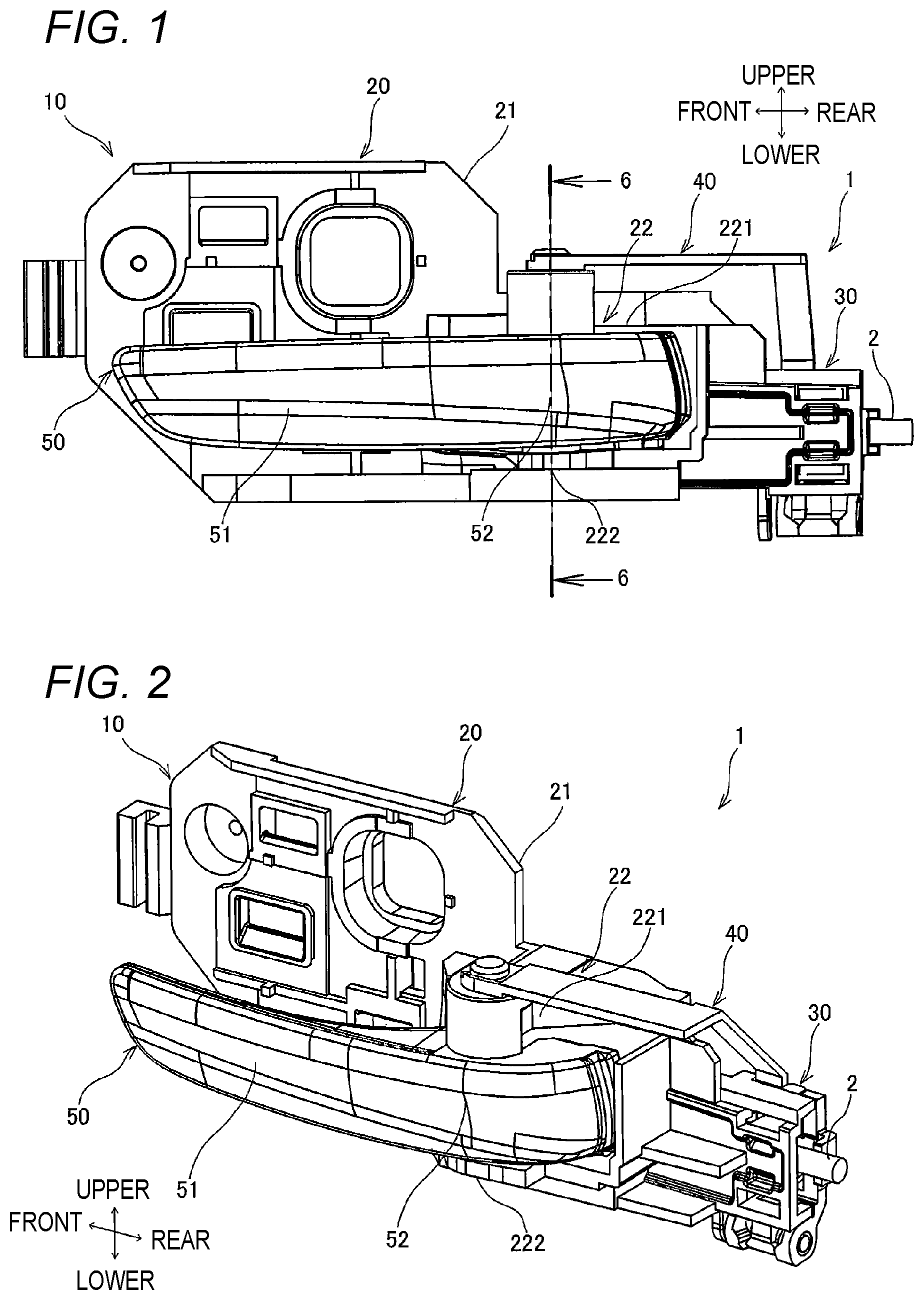Patent US12326020 Figure 1 – Inside handle device