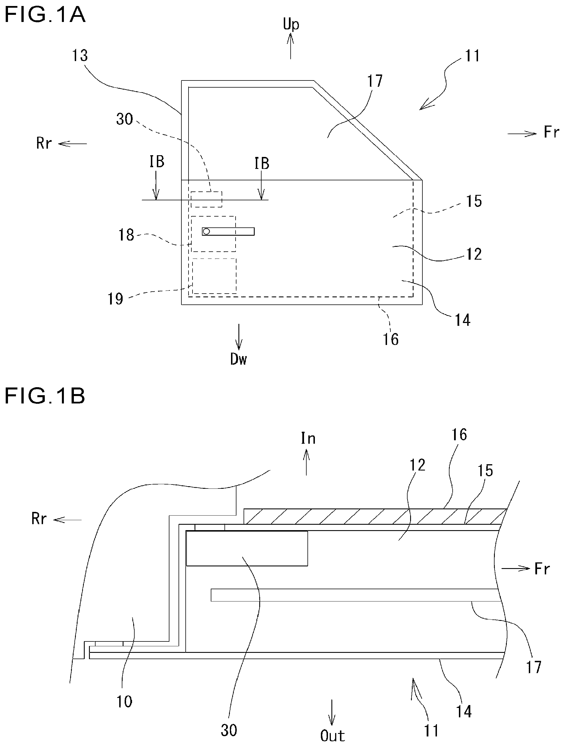 Patent US12326027 — Vehicle door pushing device — Figure 1