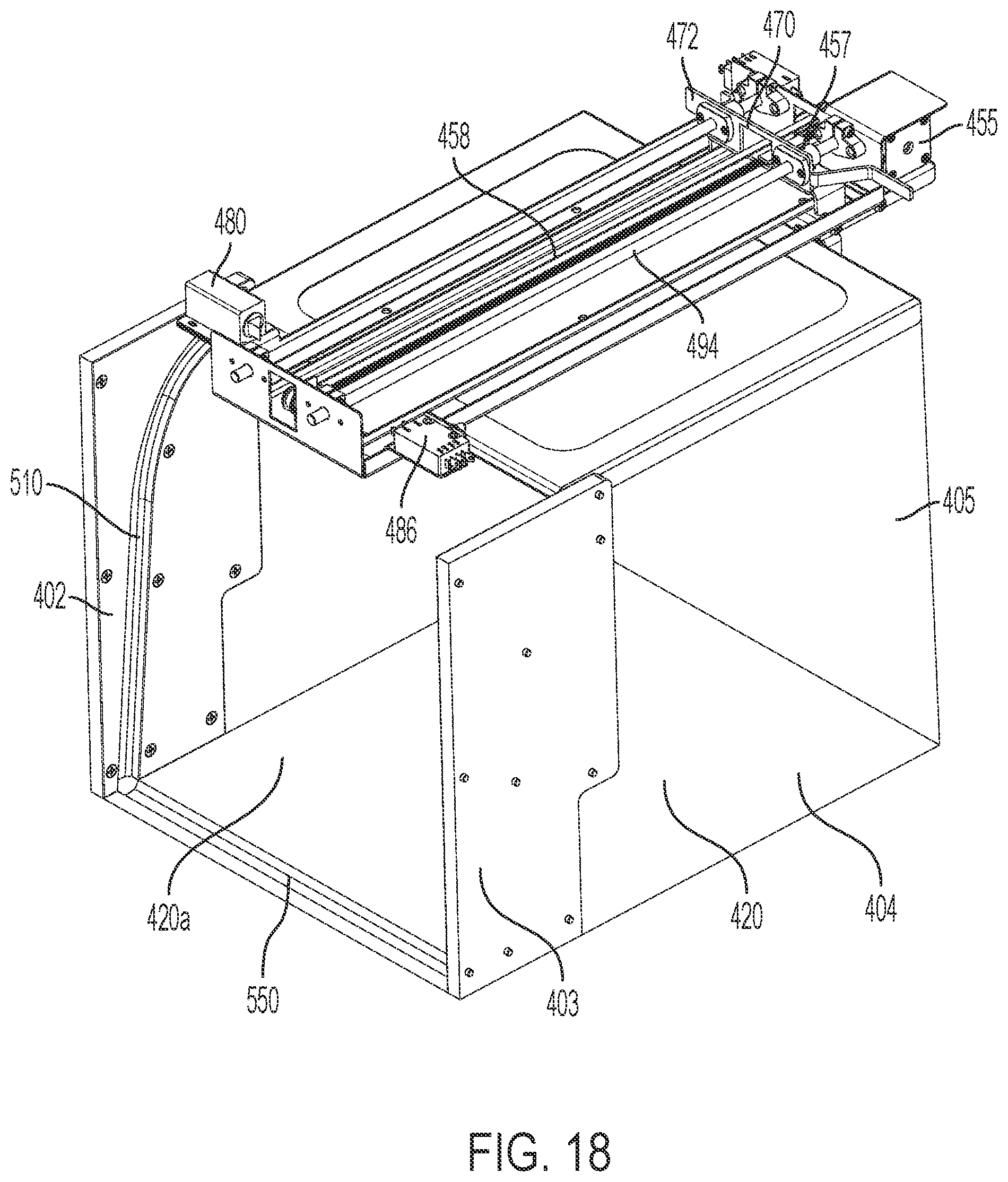 Patent US12326029 Figure 19 – Door movement system for cabinet