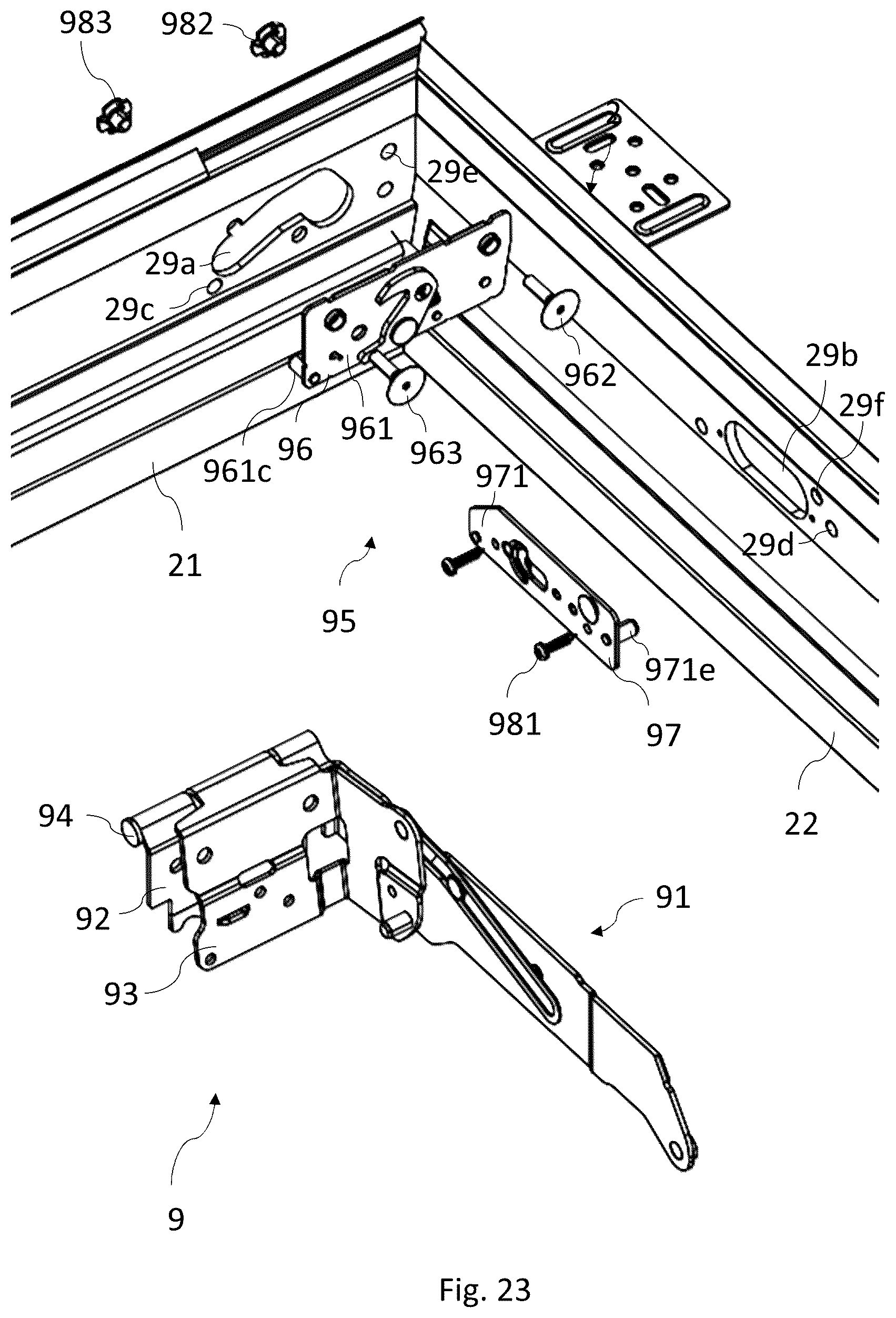 Patent US12326037 Figure 20 – Roof window comprising a frame with an interface unit