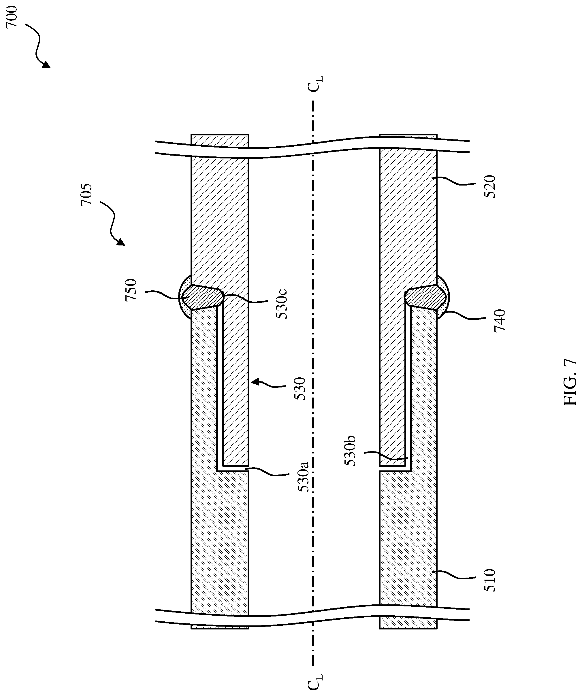 Patent US12326046 Figure 7 – Downhole tool with crack compliant seal and high yield strength weld positioned at a joint thereof