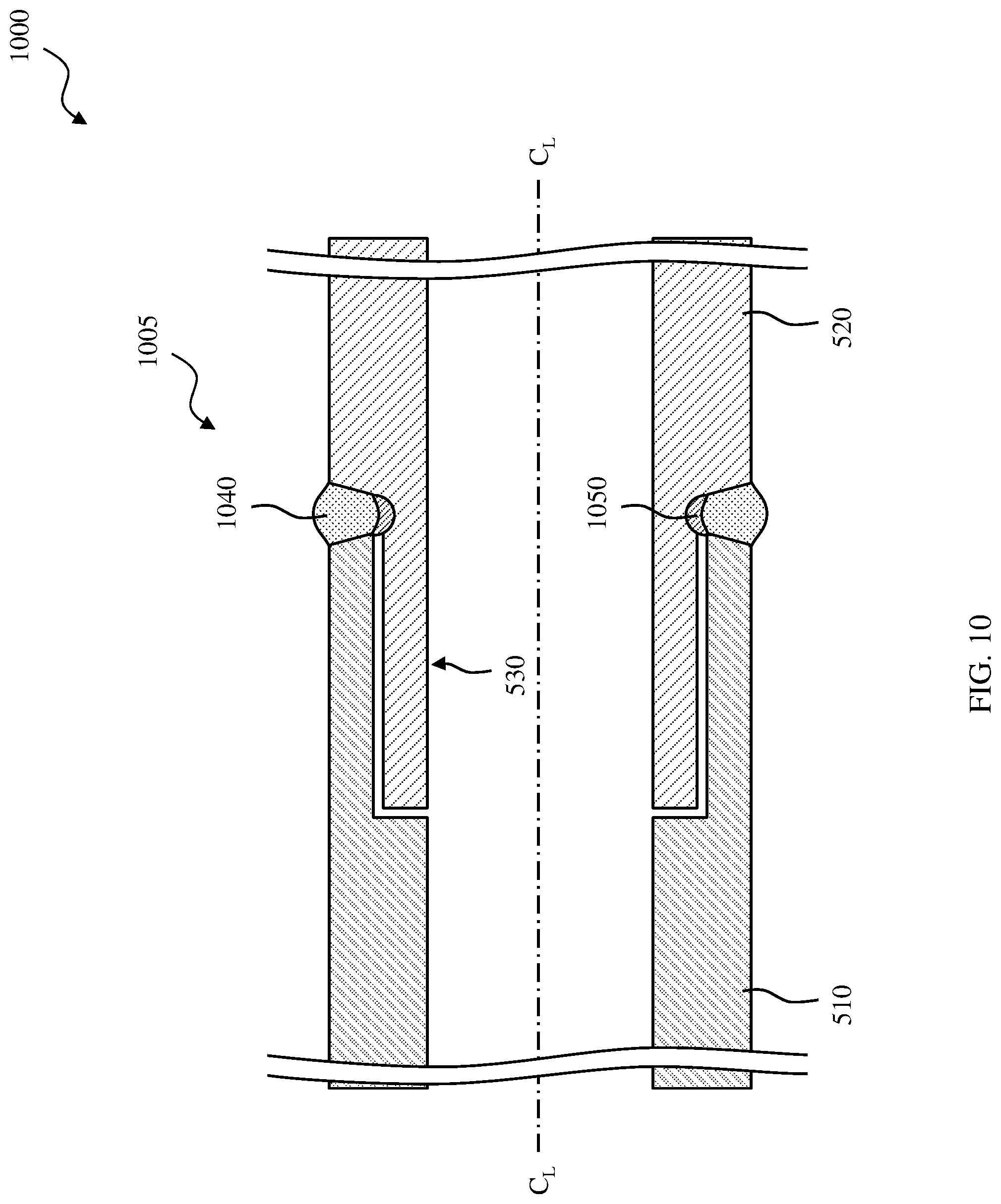Patent US12326046 Figure 12 – Downhole tool with crack compliant seal and high yield strength weld positioned at a joint thereof