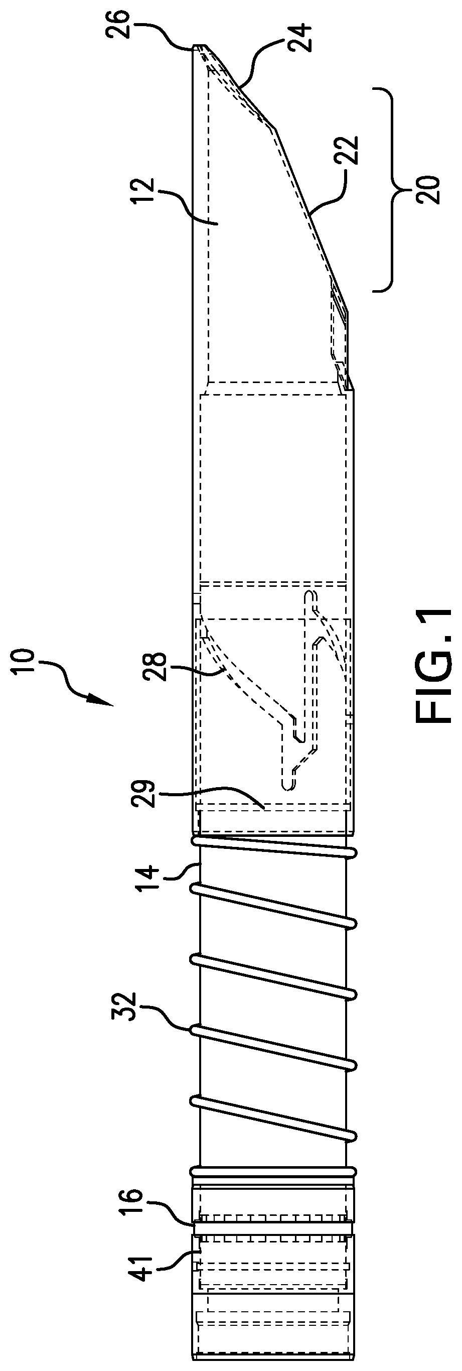 Patent US12326050 Figure 1 – Guide assembly, method and system