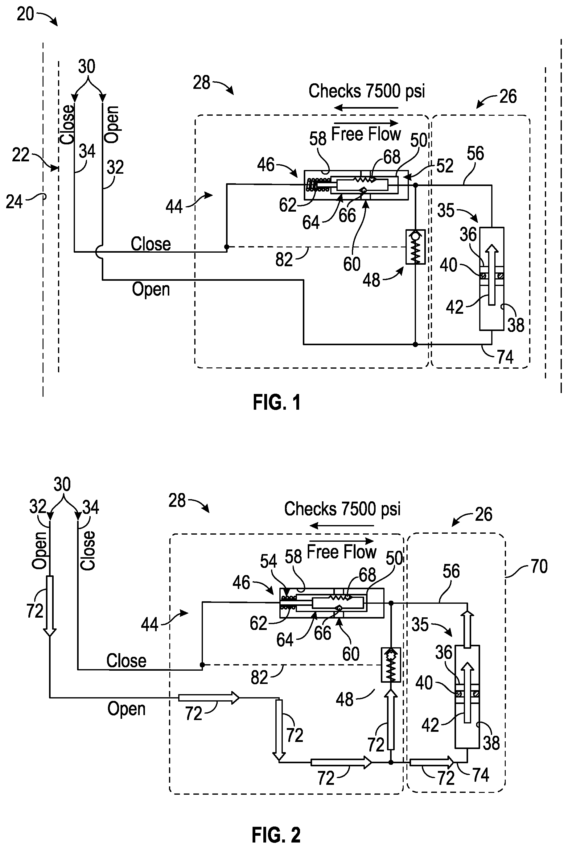 Patent US12326065 — Hydraulic indexing system — Figure 1
