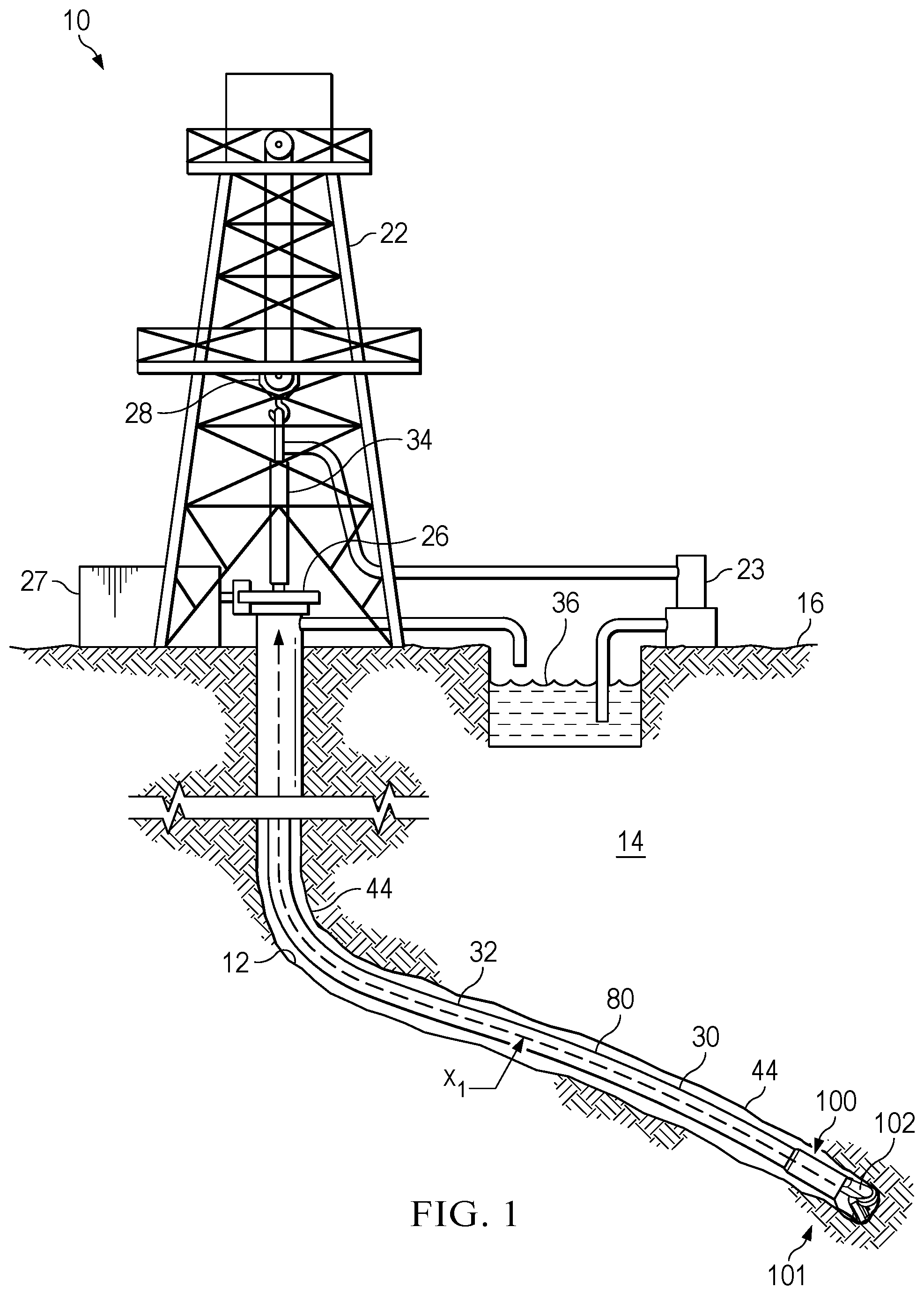 Patent US12326083 — Secondary steering pad retention mechanism — Figure 1