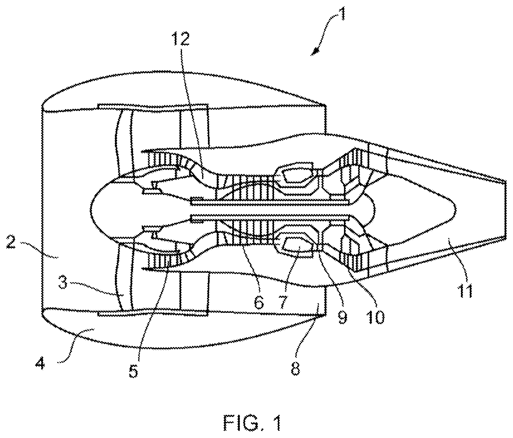 Patent US12326098 Figure 1 – Compressor blade