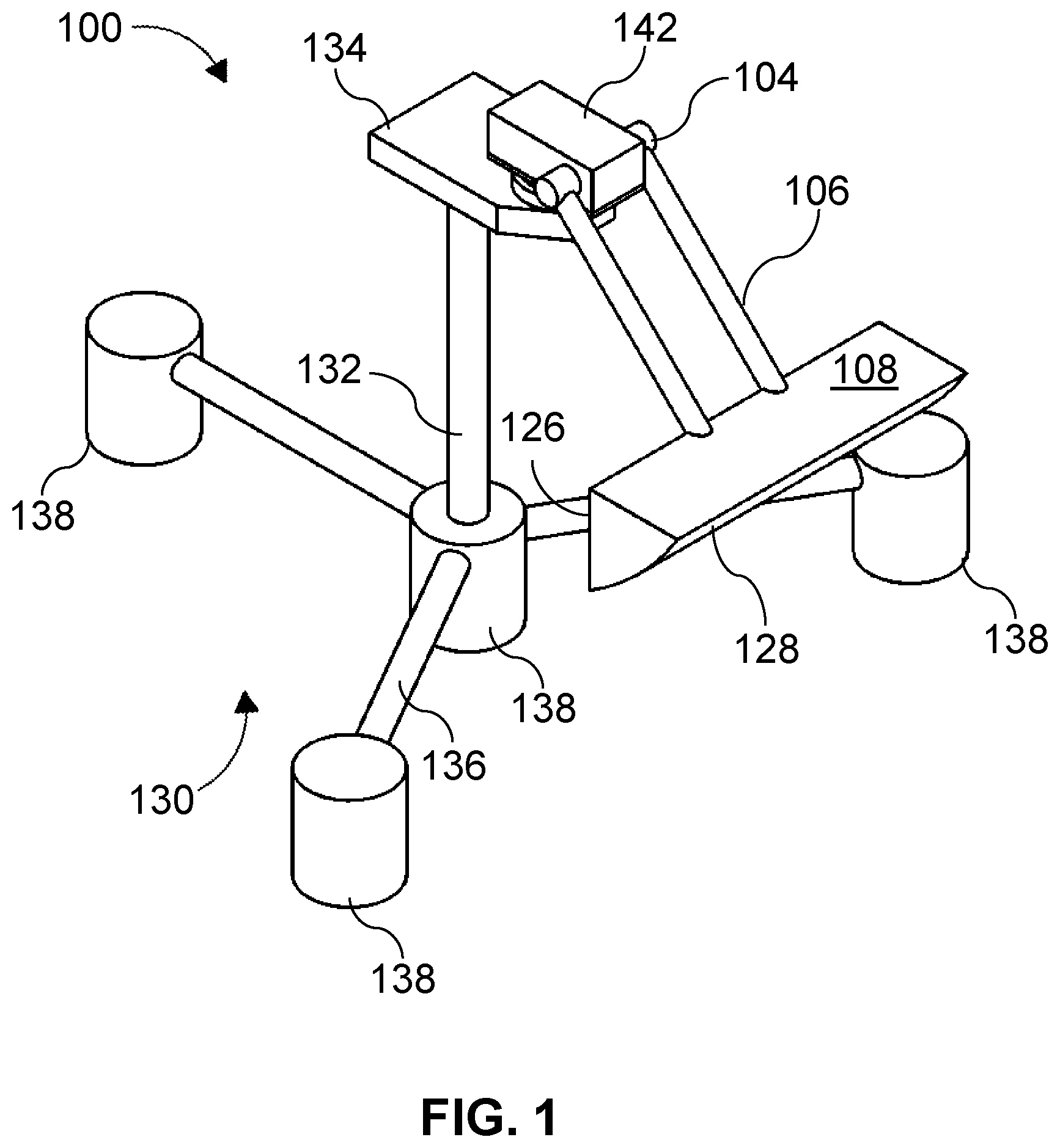 Patent US12326132 — Wave energy capturing device — Figure 1