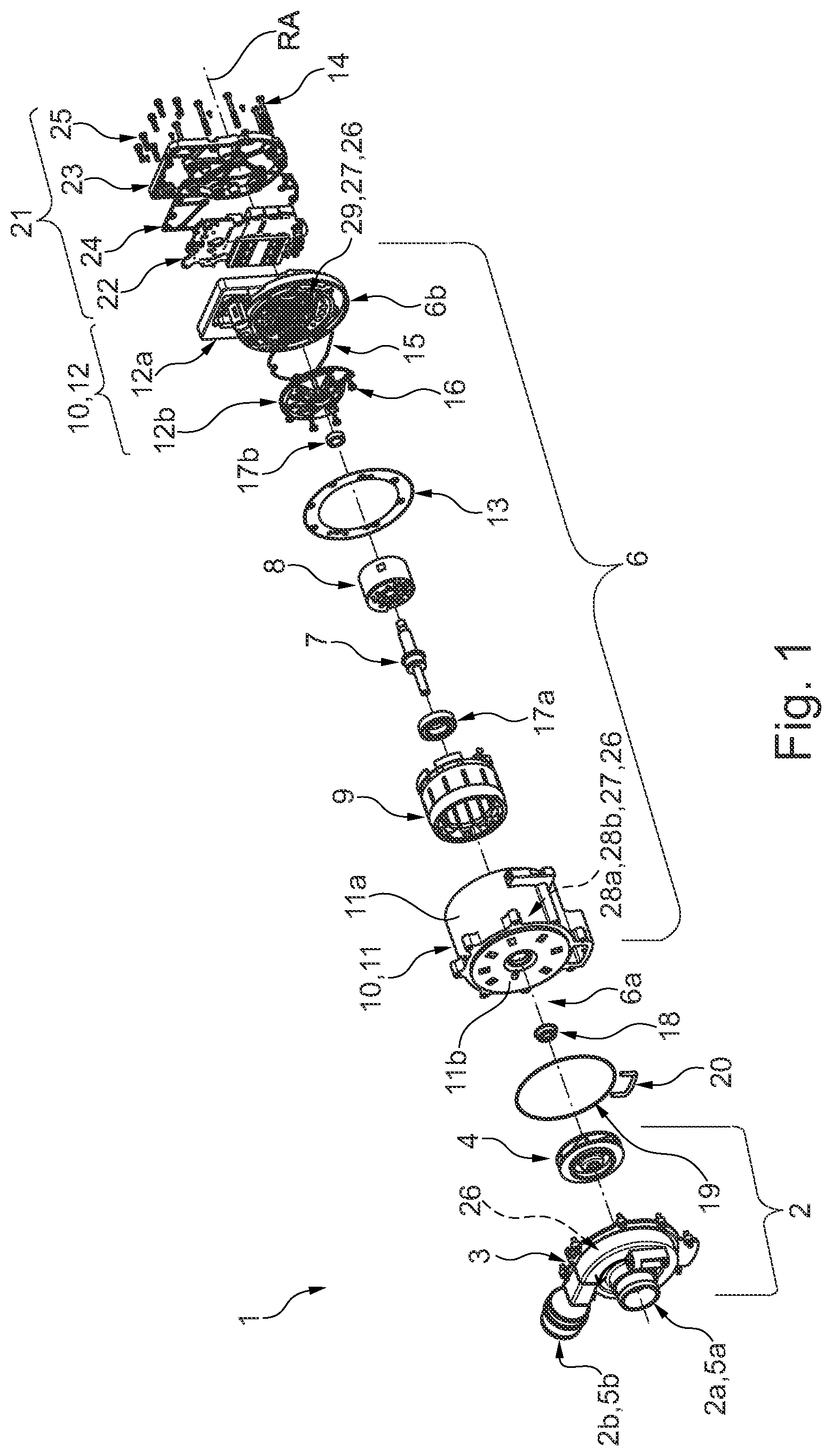Patent US12326156 — Fluid pump — Figure 1