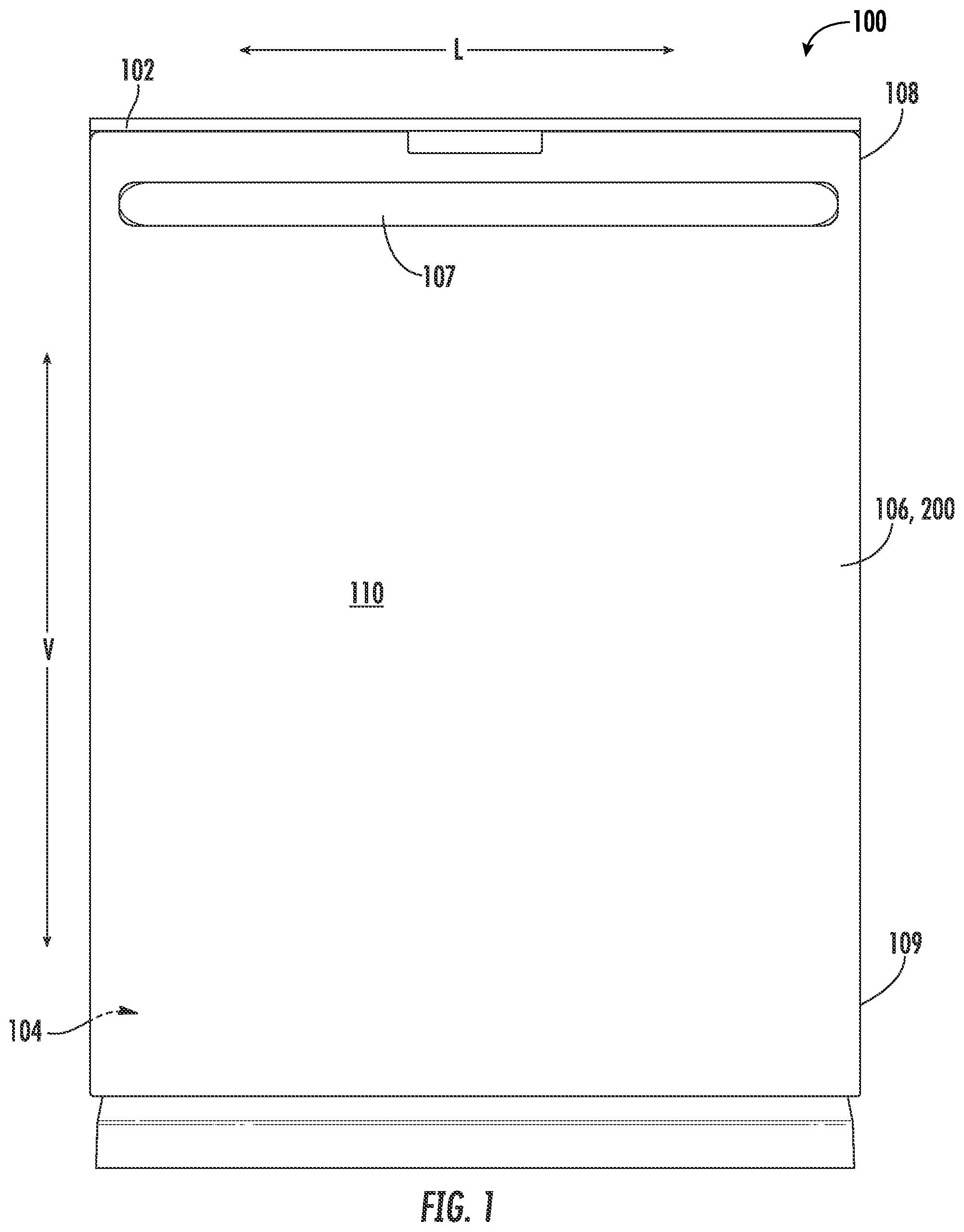 Patent US12326158 — Blower unit for an appliance — Figure 1