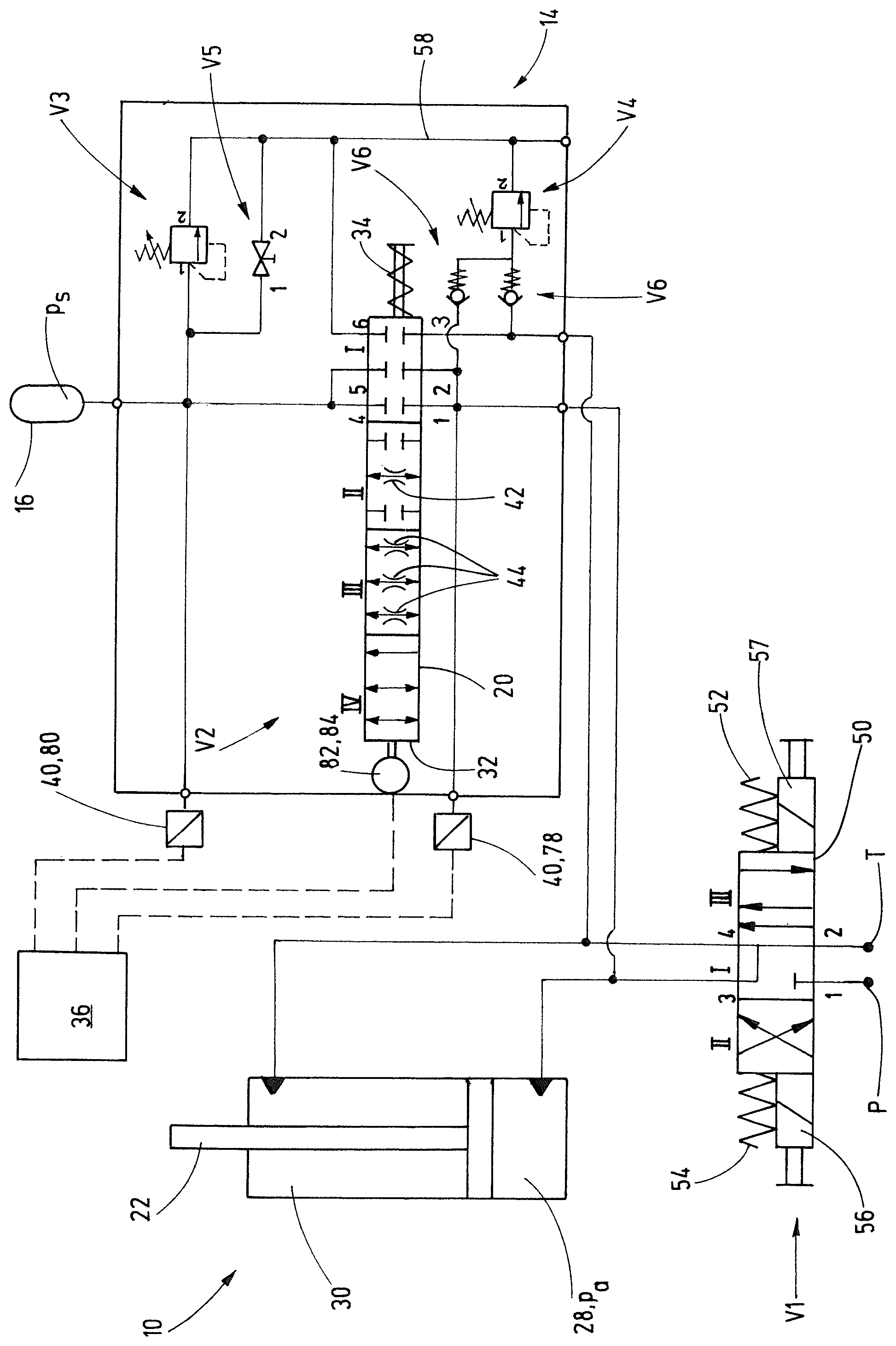 Patent US12326159 — Actuating apparatus for at least one fluidically drivable load — Figure 1