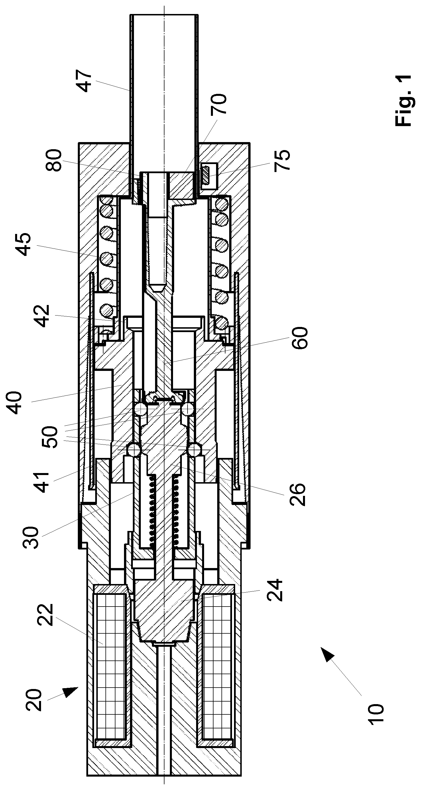 Patent US12326160 — Locking unit — Figure 1