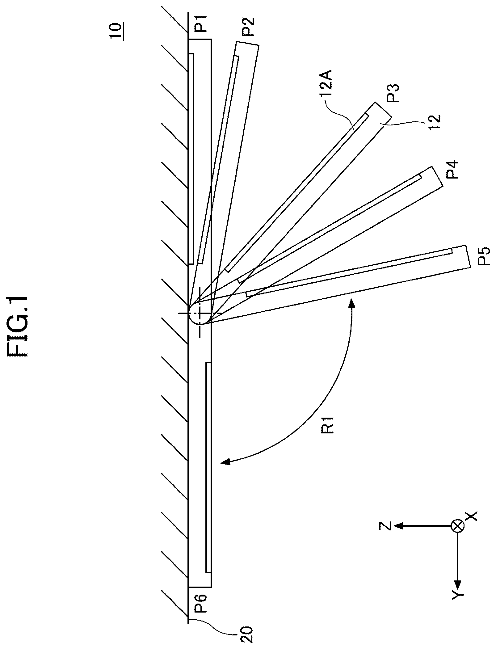 Patent US12326168 Figure 1 – Opening and closing mechanism