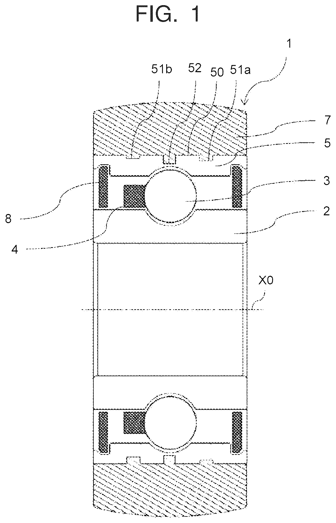 Patent US12326169 — Guide roller for vehicle sliding door — Figure 1
