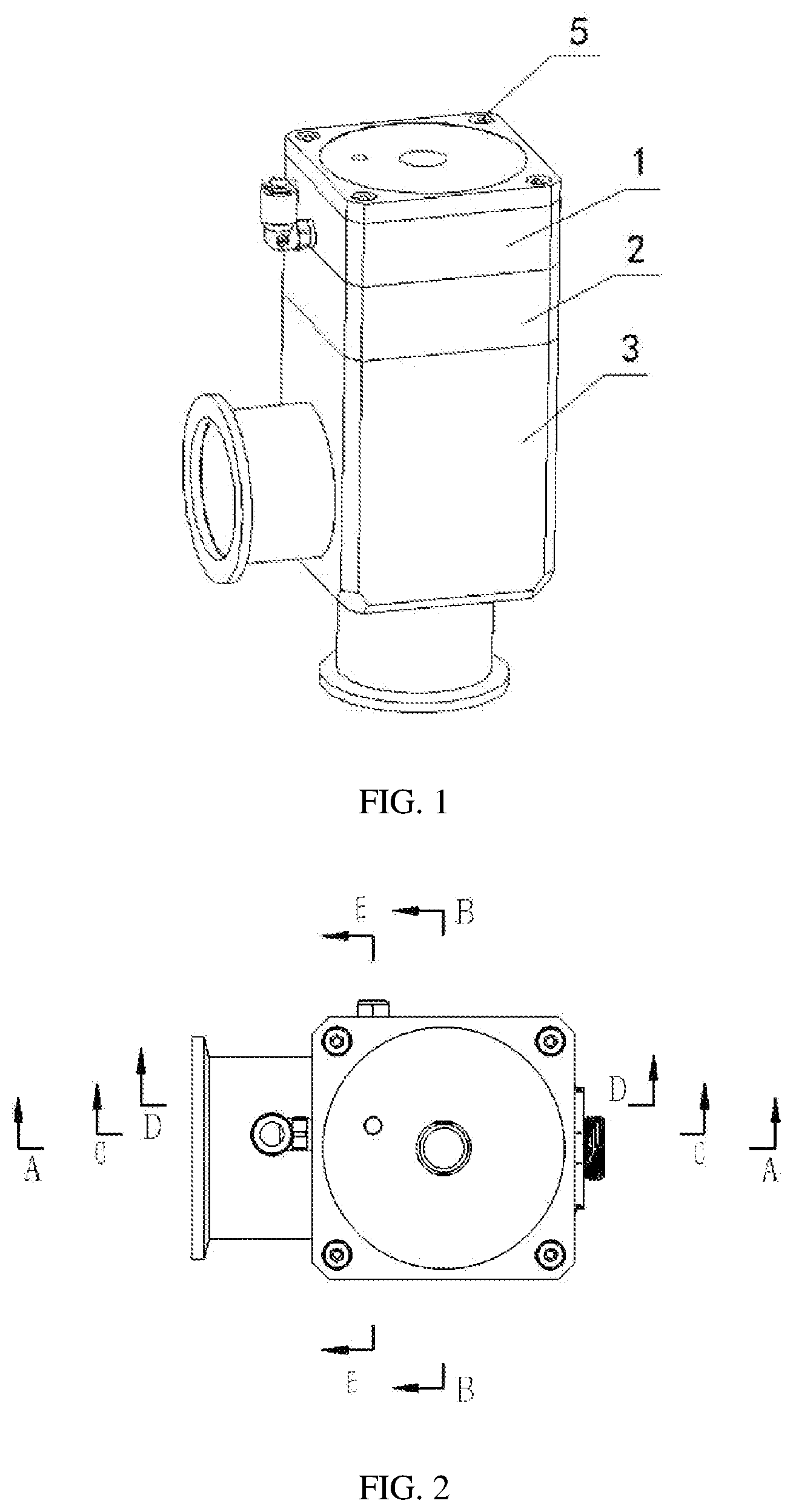 Patent US12326198 Figure 1 – Integration box and pneumatic high vacuum flapper valve