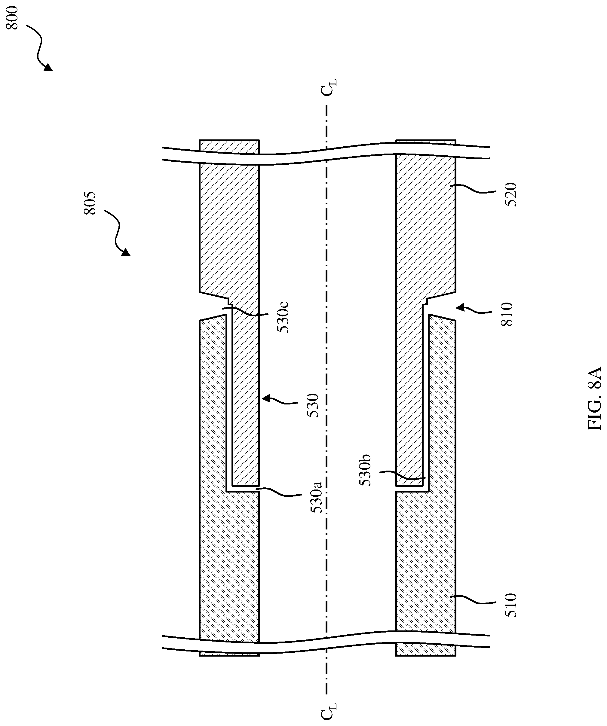 Patent US12326203 Figure 8 – Downhole tool with crack compliant seal and mechanical strengthening feature at a joint thereof