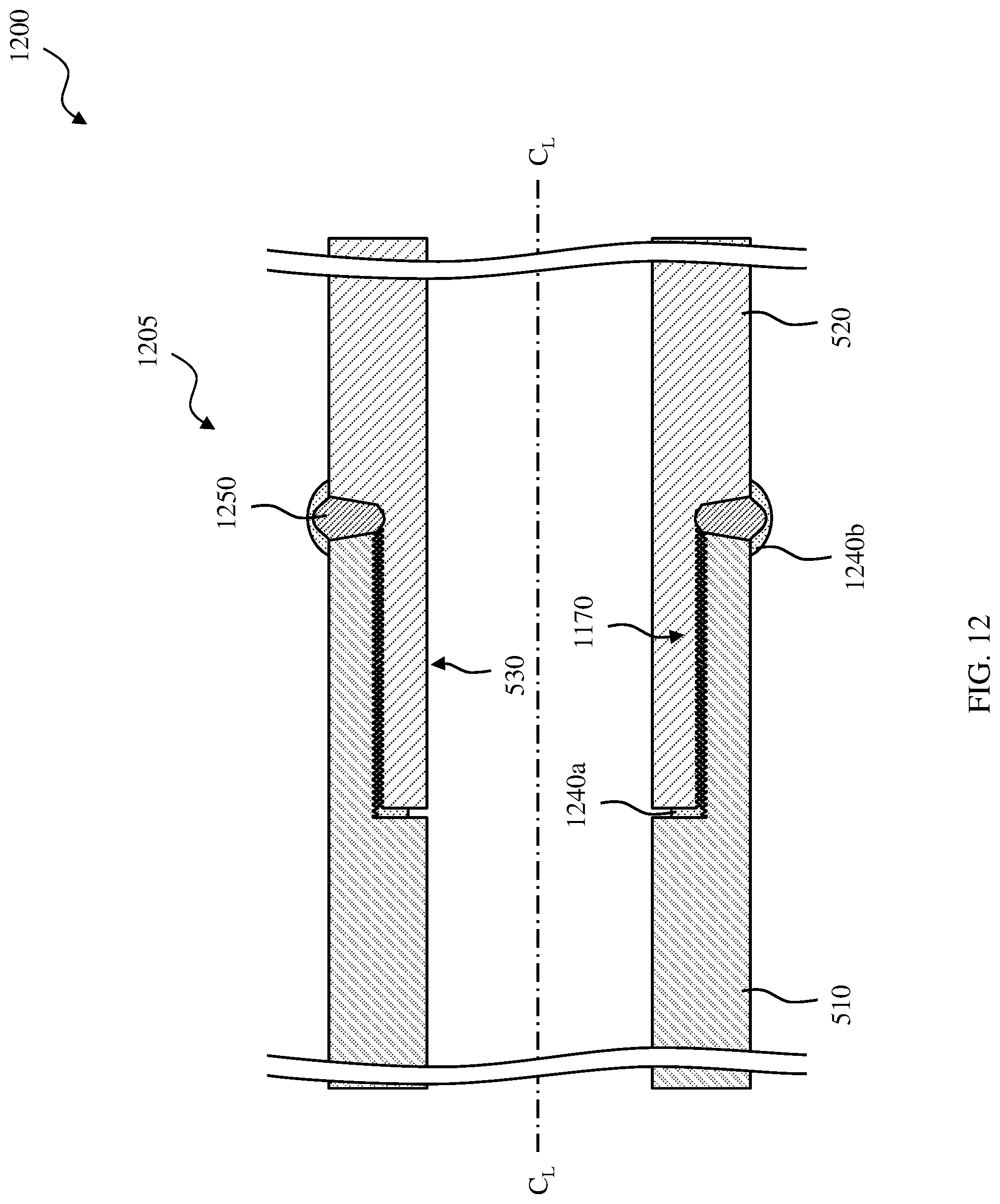 Patent US12326203 Figure 14 – Downhole tool with crack compliant seal and mechanical strengthening feature at a joint thereof