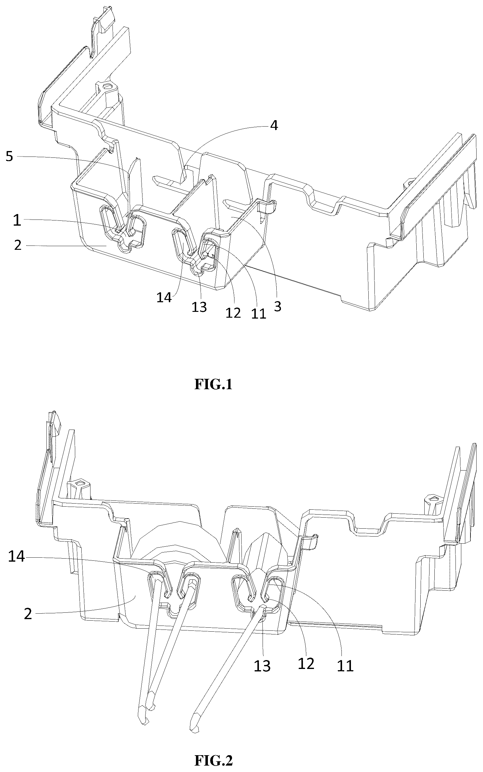 Patent US12326206 — Cable holder, magnetic ring fixing device, and air conditioner outdoor unit — Figure 1