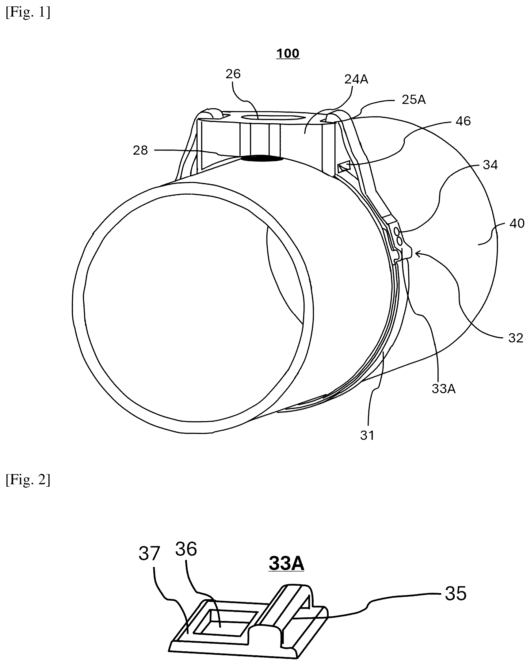 Patent US12326211 — Take-up device — Figure 1