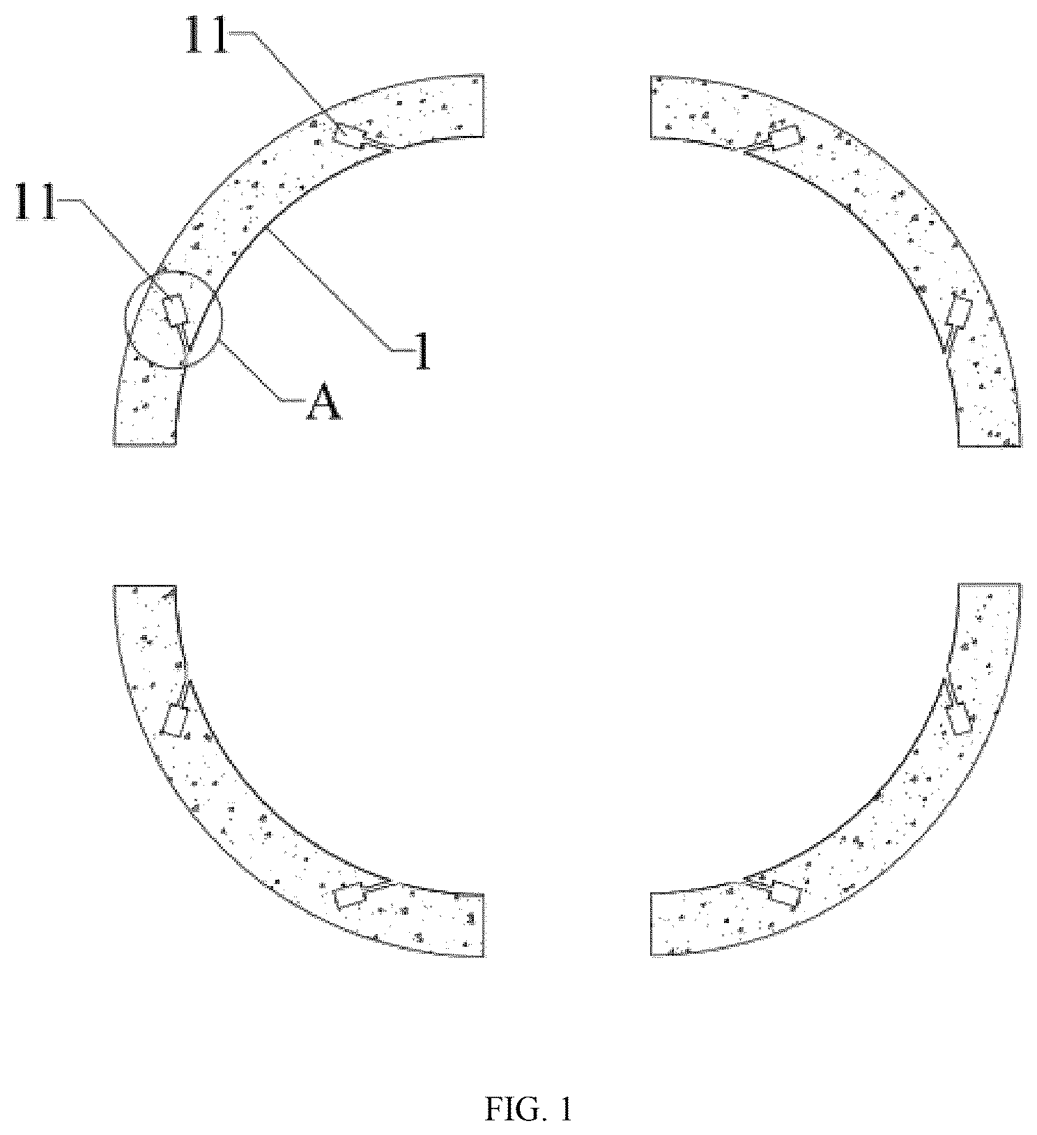 Patent US12326222 — Sealing structure of underground high-pressure gas storage and construction method thereof — Figure 1