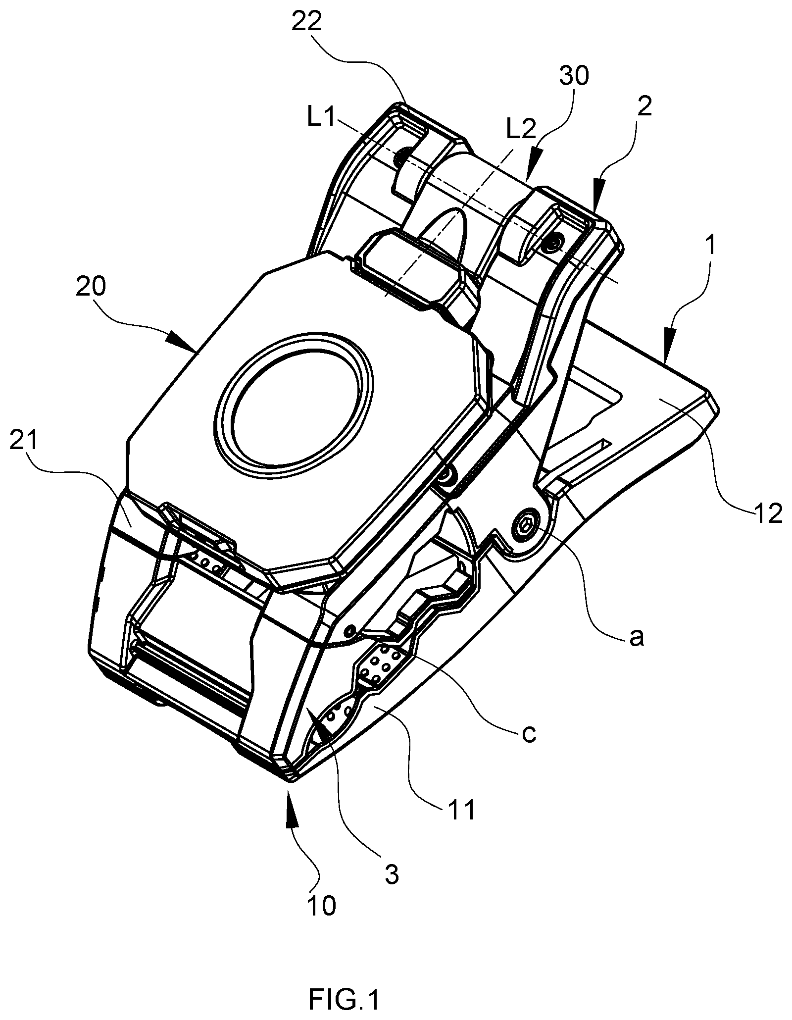 Patent US12326244 — Clip and a lamp thereof — Figure 1