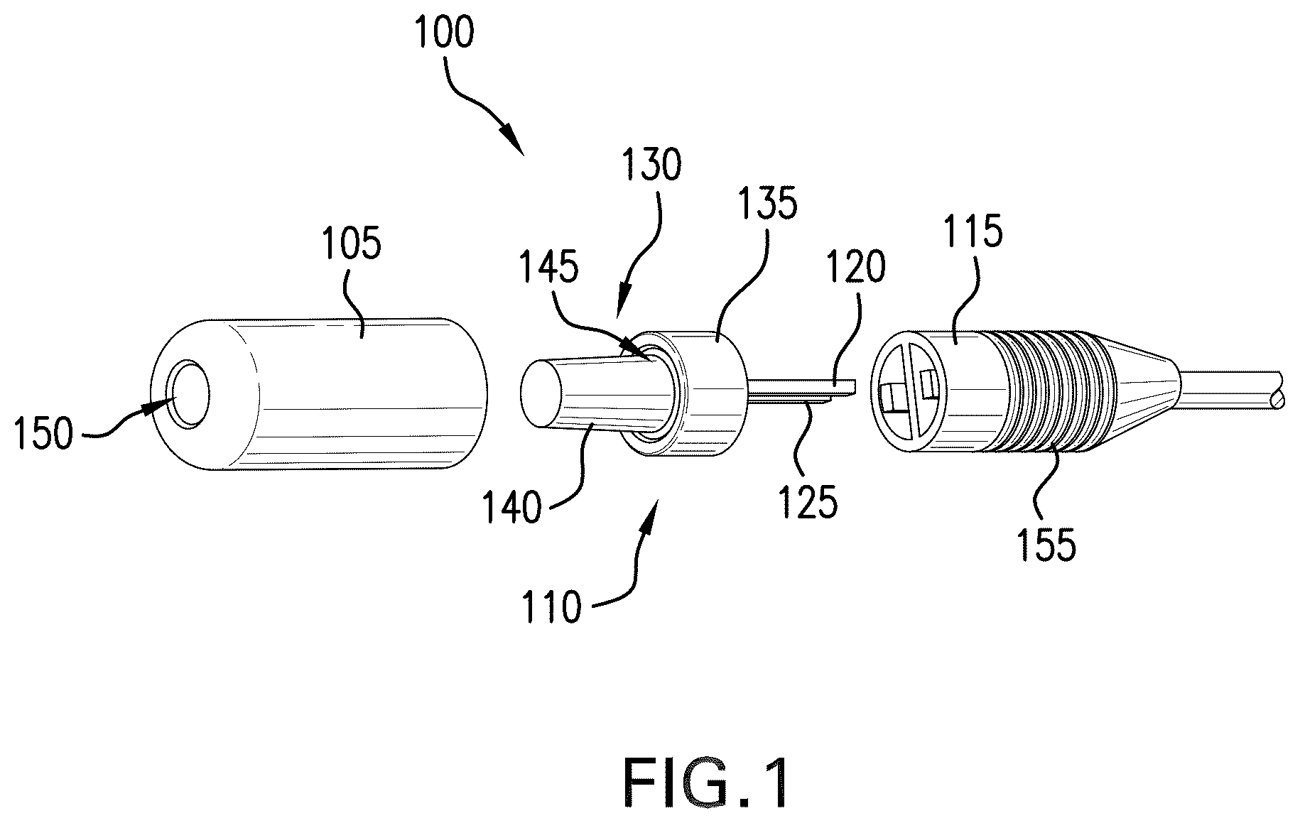 Patent US12326249 — Water-resistant wired electro-magnetic component capture — Figure 1
