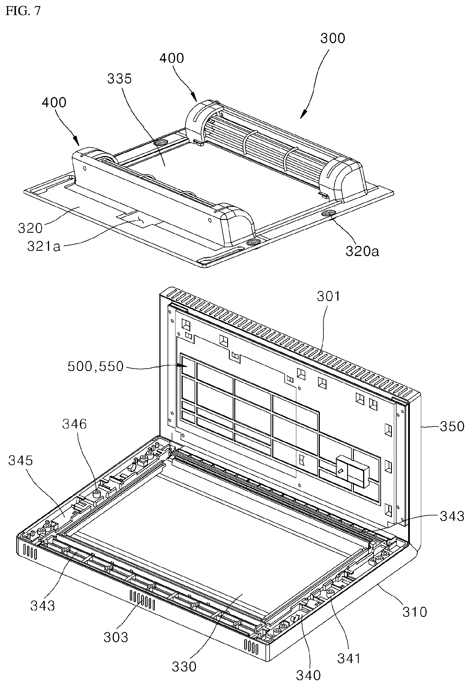 Patent US12326262 Figure 7 – Cooking appliance