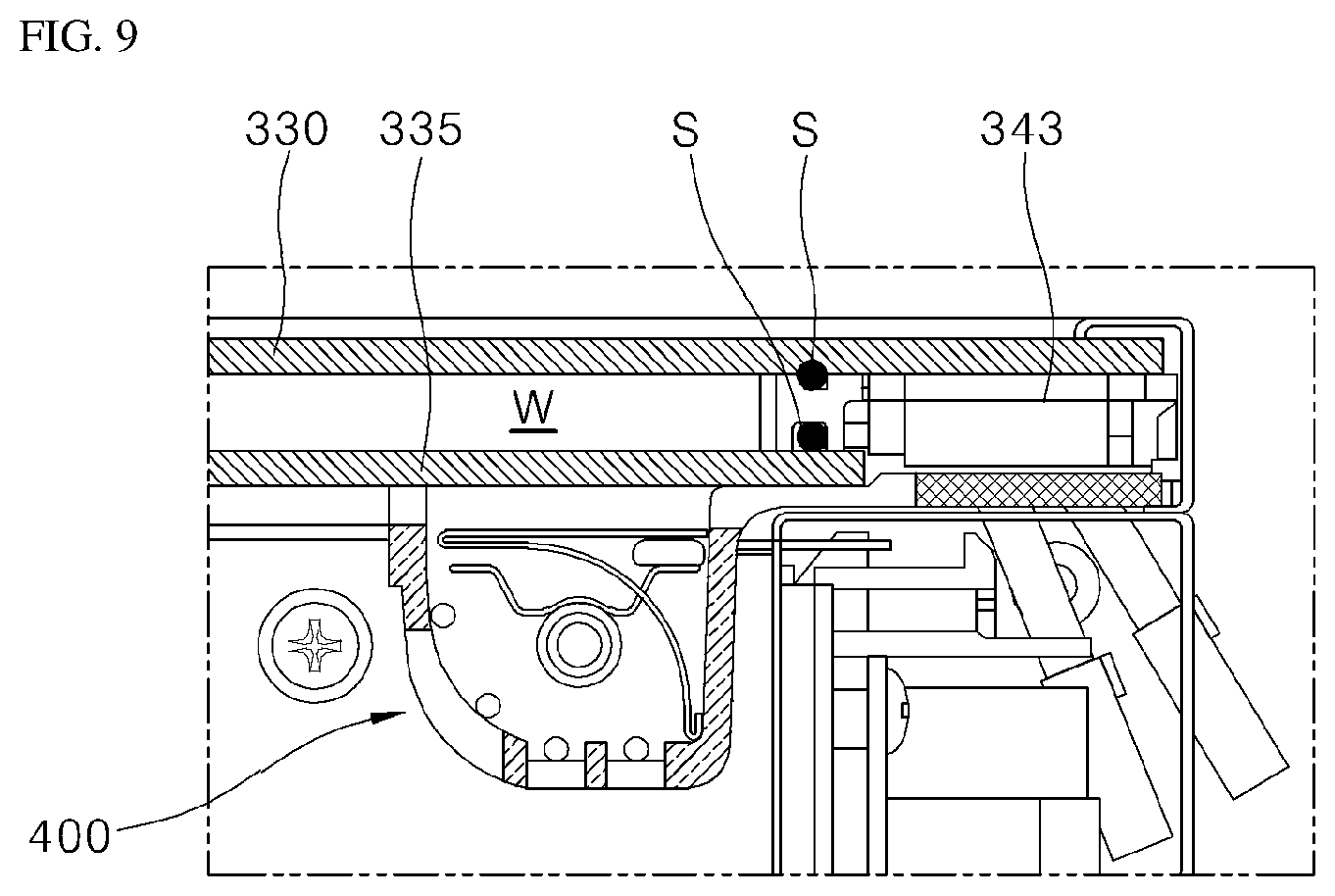 Patent US12326262 Figure 9 – Cooking appliance