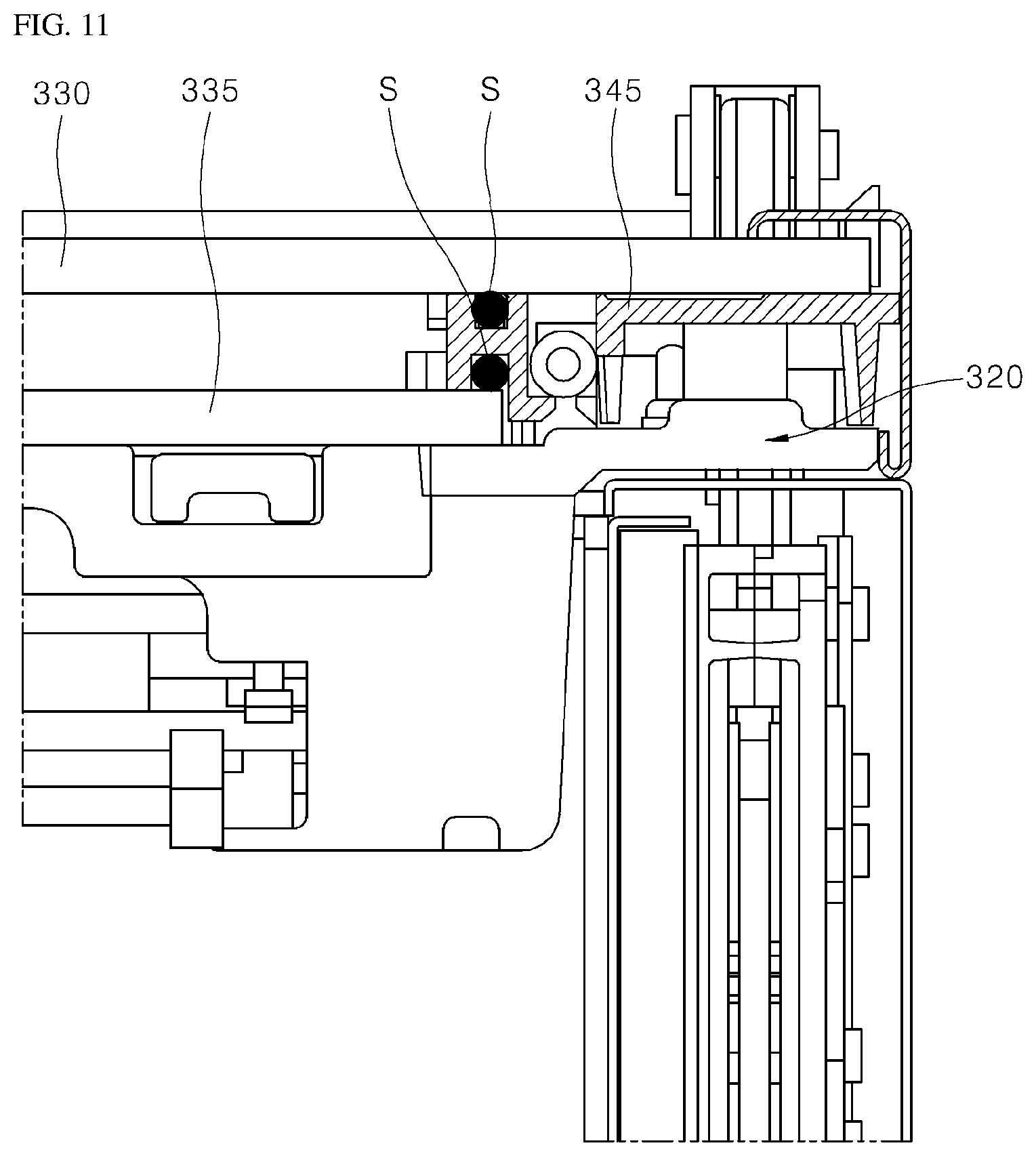 Patent US12326262 Figure 11 – Cooking appliance