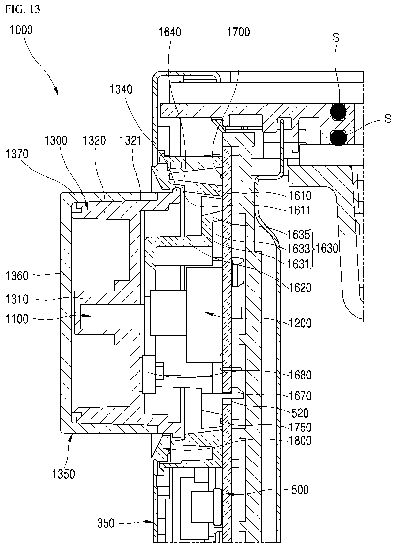 Patent US12326262 Figure 13 – Cooking appliance