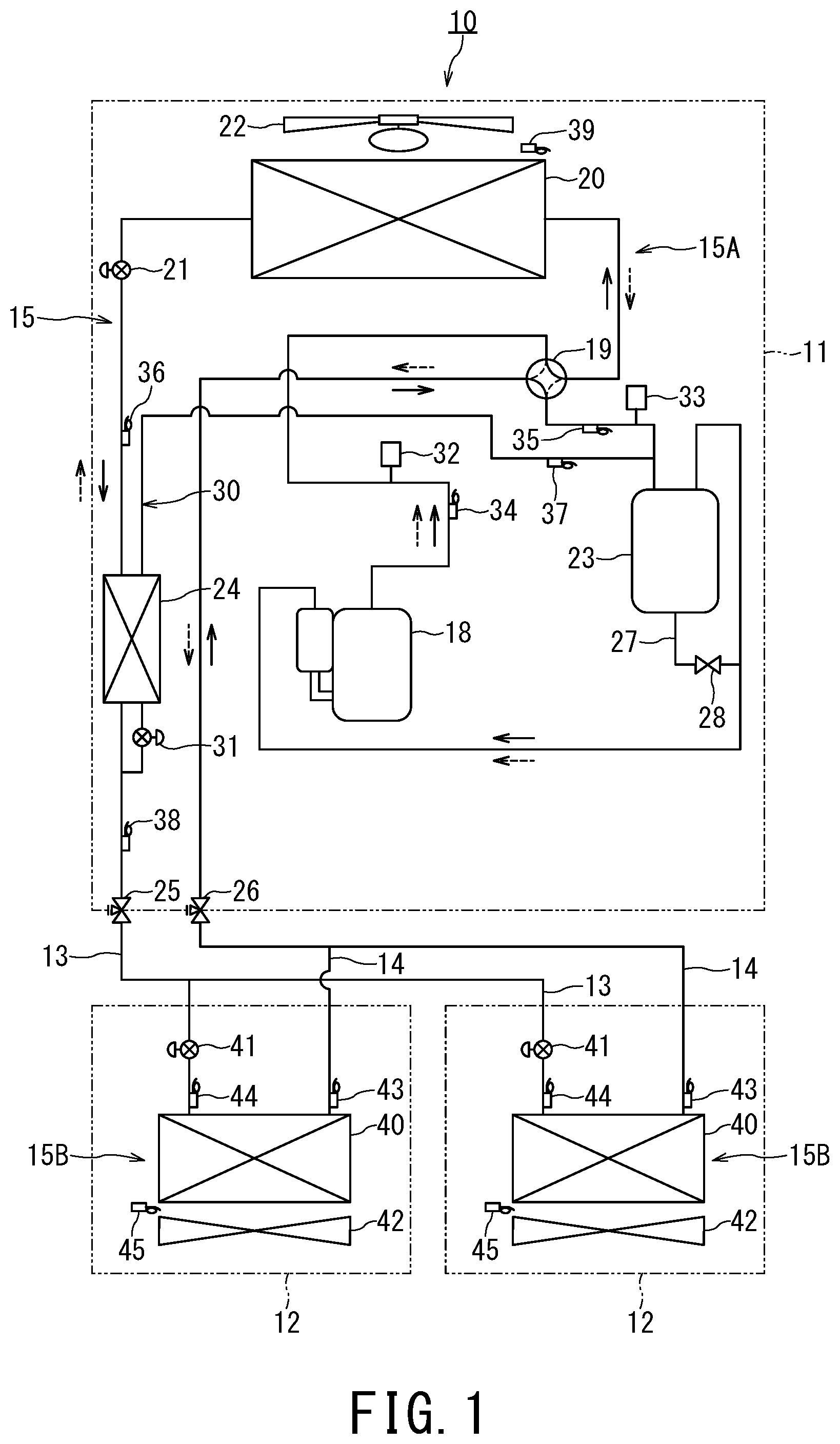 Patent US12326270 — Air conditioner — Figure 1